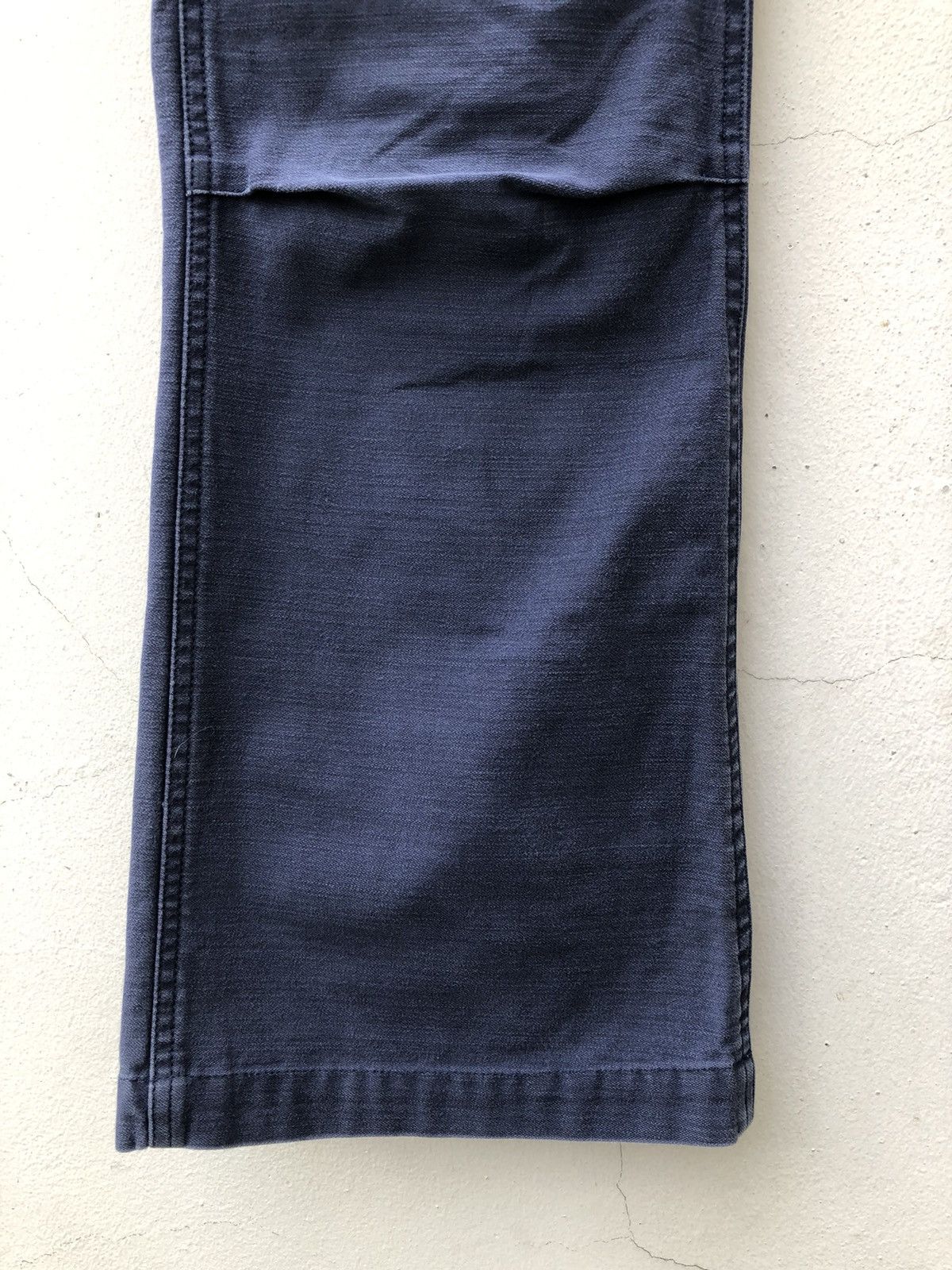 Backbone Backbone Japan Faded Navy Tactical Flare Cargo Trouser Pant Size US 31 - 11 Thumbnail