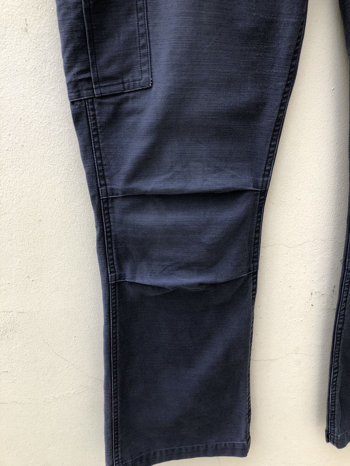 Backbone Backbone Japan Faded Navy Tactical Flare Cargo Trouser Pant Size US 31 - 10 Thumbnail