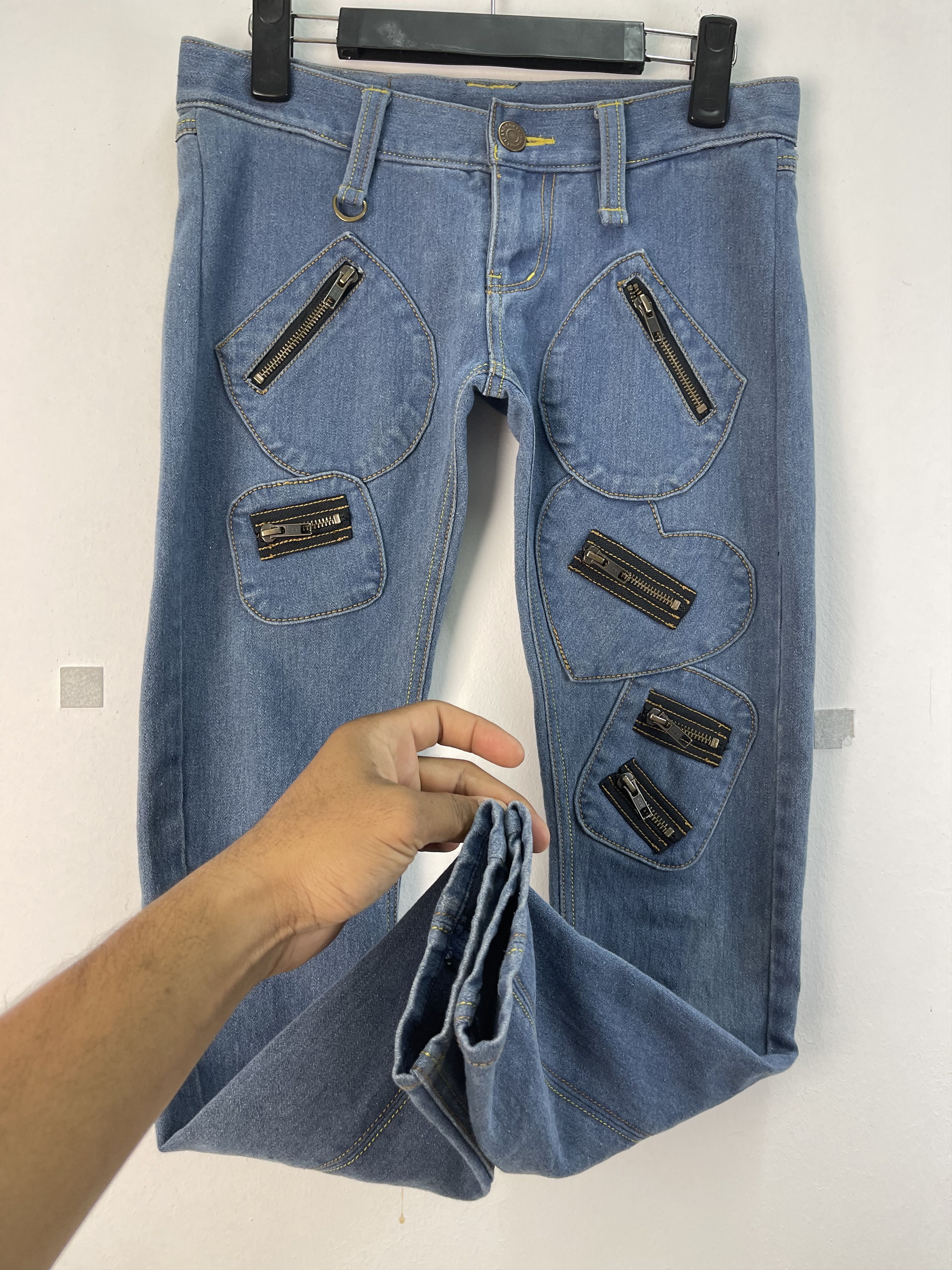 Japanese Brand × Vintage Special Design🔥CO&LU Legitimate Multi Zipper Denim Size US 28 / EU 44 - 6 Thumbnail