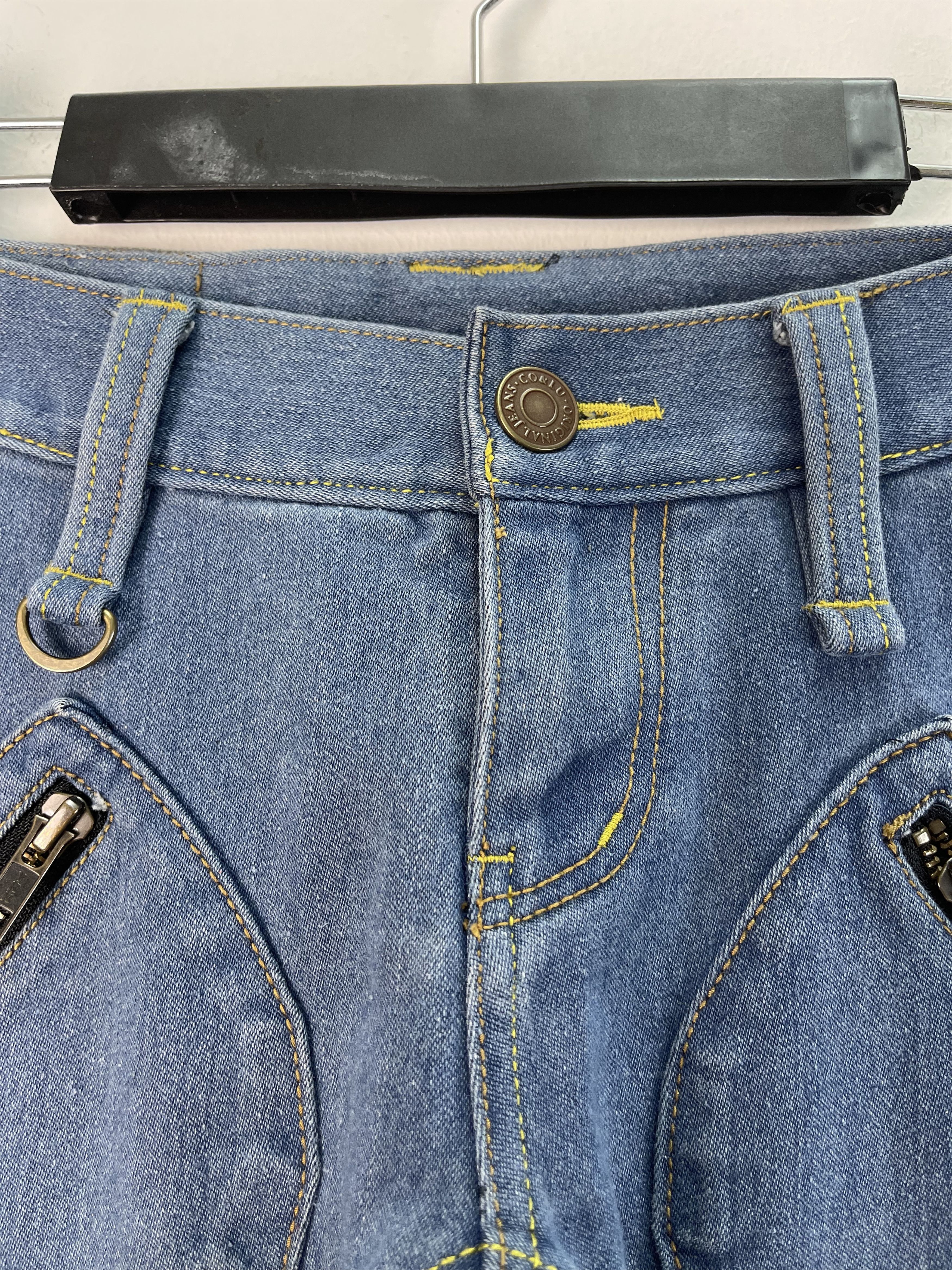 Japanese Brand × Vintage Special Design🔥CO&LU Legitimate Multi Zipper Denim Size US 28 / EU 44 - 3 Thumbnail