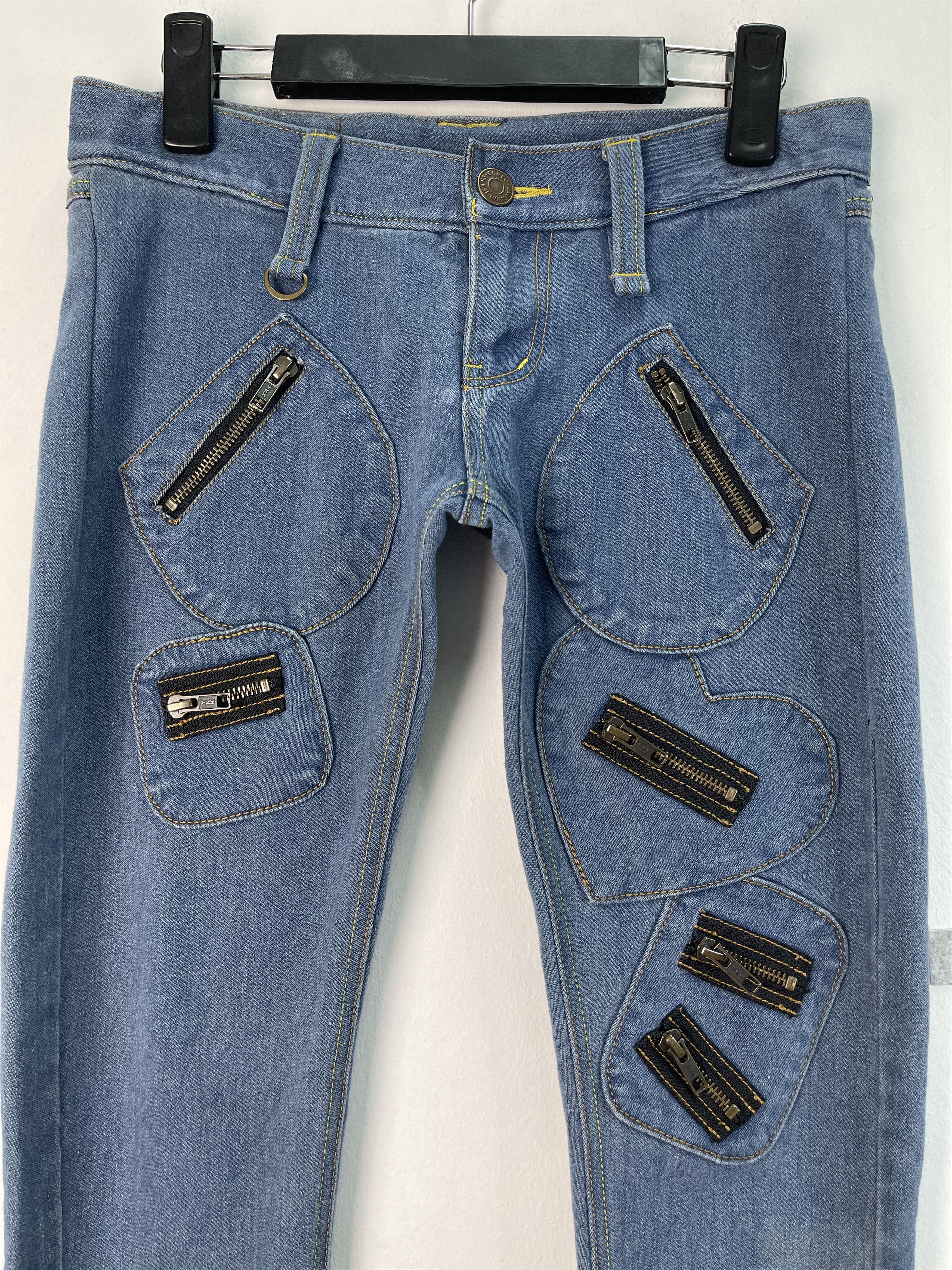 Japanese Brand × Vintage Special Design🔥CO&LU Legitimate Multi Zipper Denim Size US 28 / EU 44 - 1 Thumbnail
