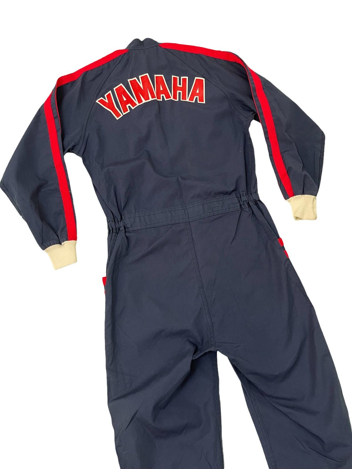 image of Racing x Sports Specialties Vintage 80's Yamaha Motorsport Coveralls 35 in Navy, Men's (Size Medium