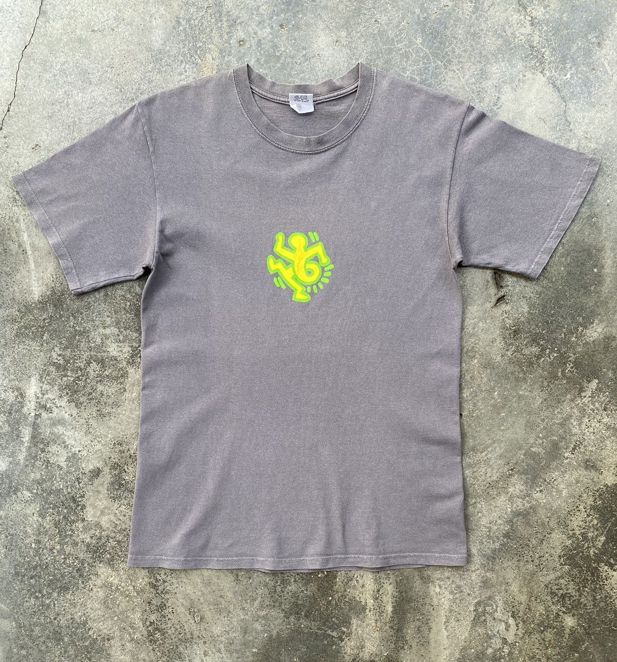 Keith Haring Vintage 90s Keith Haring Pop Shop Art Center Logo Tees Size US M / EU 48-50 / 2 - 1 Thumbnail