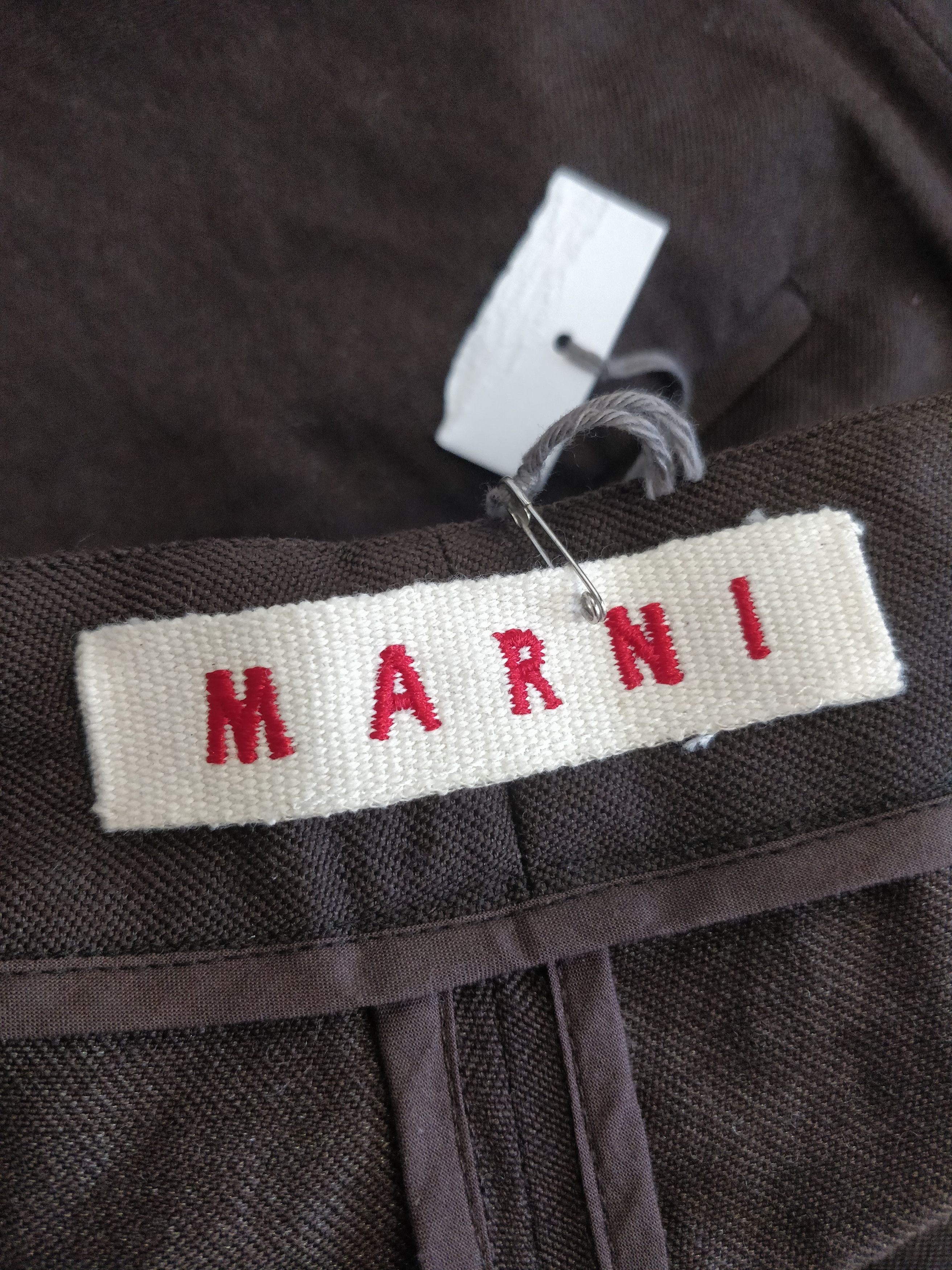 Marni ⚡️QUICK SALE⚡️ Marni Brown Cuffed Pants Trousers Size 29" - 4 Thumbnail