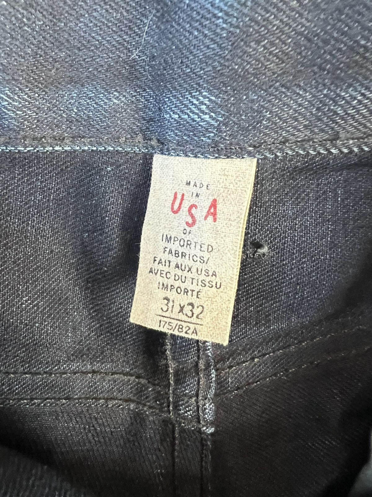 RRL Ralph Lauren RRL Slim Fit Rigid Selvedge Denim Jeans Size US 31 - 3 Thumbnail