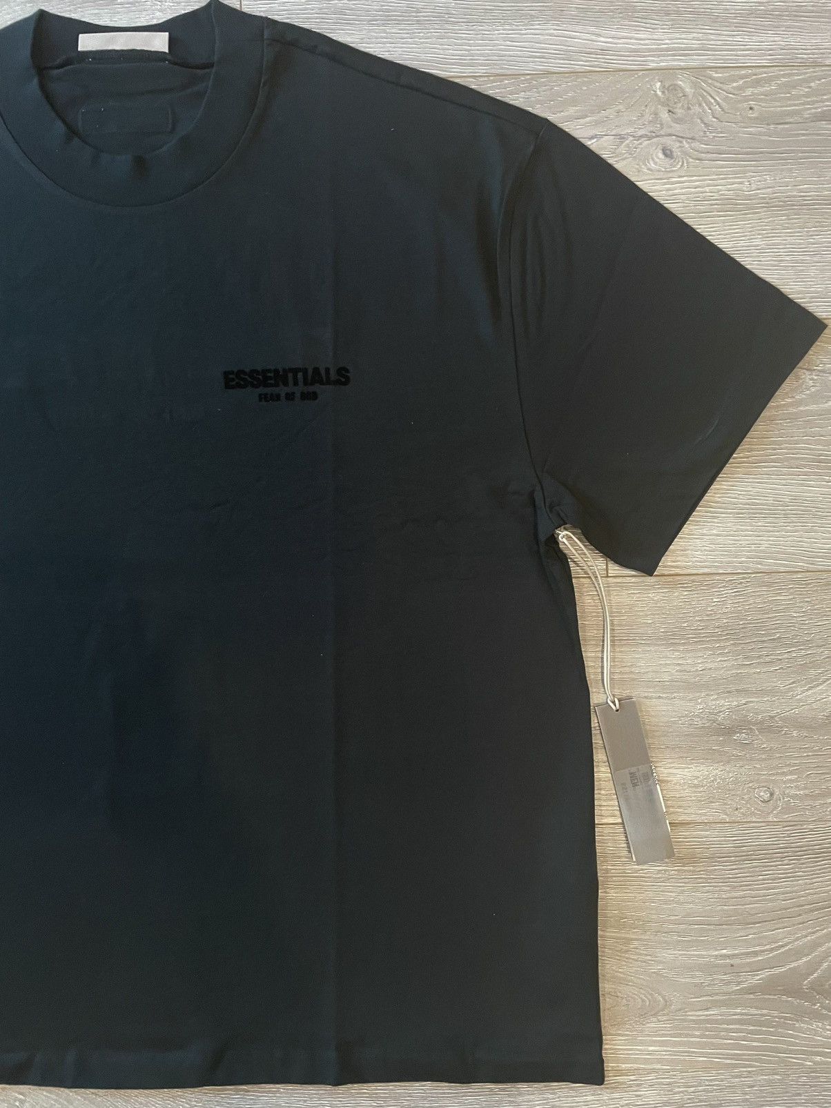 Fear of God Fear of God Essentials Black T-Shirt Size US XXL / EU 58 / 5 - 2 Thumbnail