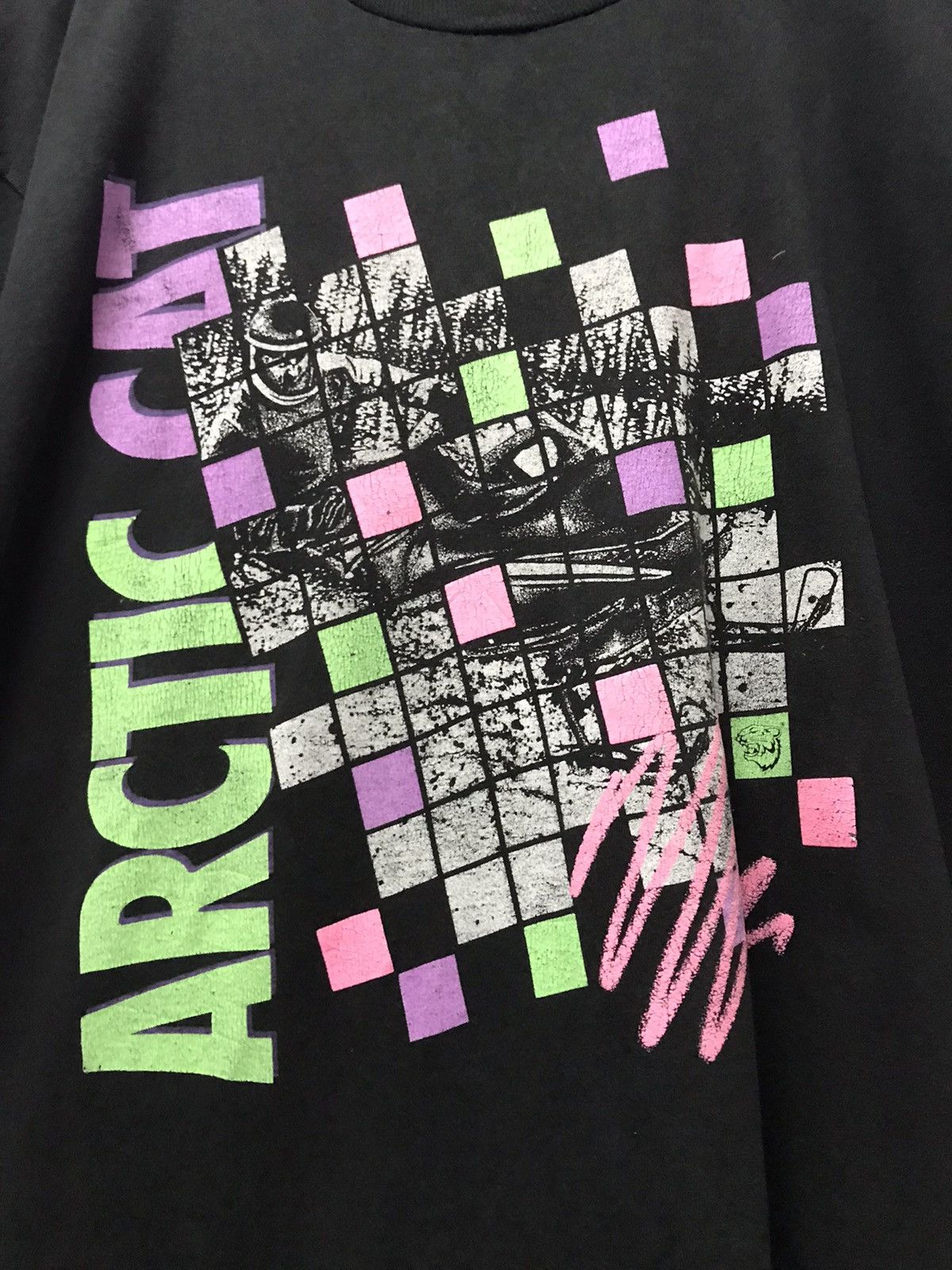 Fruit Of The Loom × Vintage Vintage 90’s Artic Cat Snow Mobile Art Graphic tshirt Size US XXL / EU 58 / 5 - 4 Thumbnail