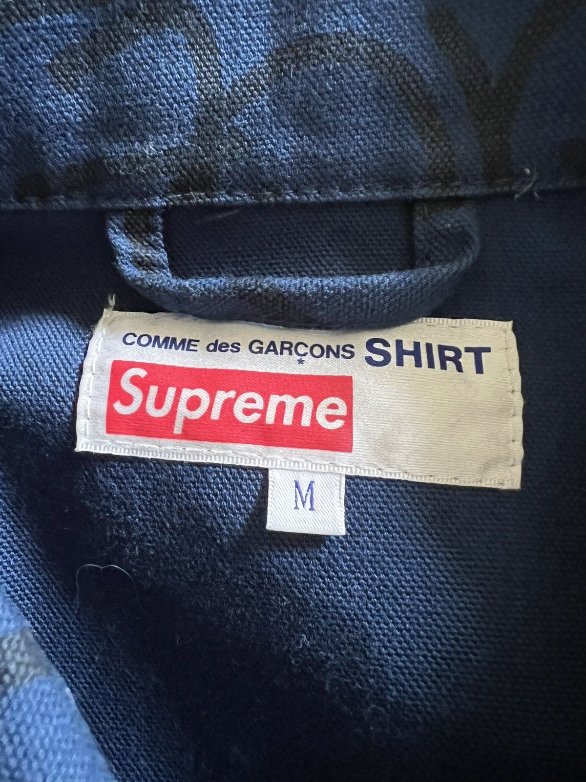 Comme des Garcons × Supreme Supreme CDG Printed Canvas Chore Coat Size US M / EU 48-50 / 2 - 3 Thumbnail