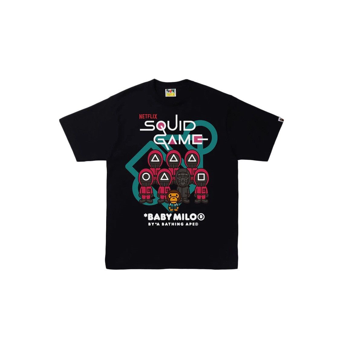 Bape BAPE x Squid Game Baby Milo Tee Black | Grailed