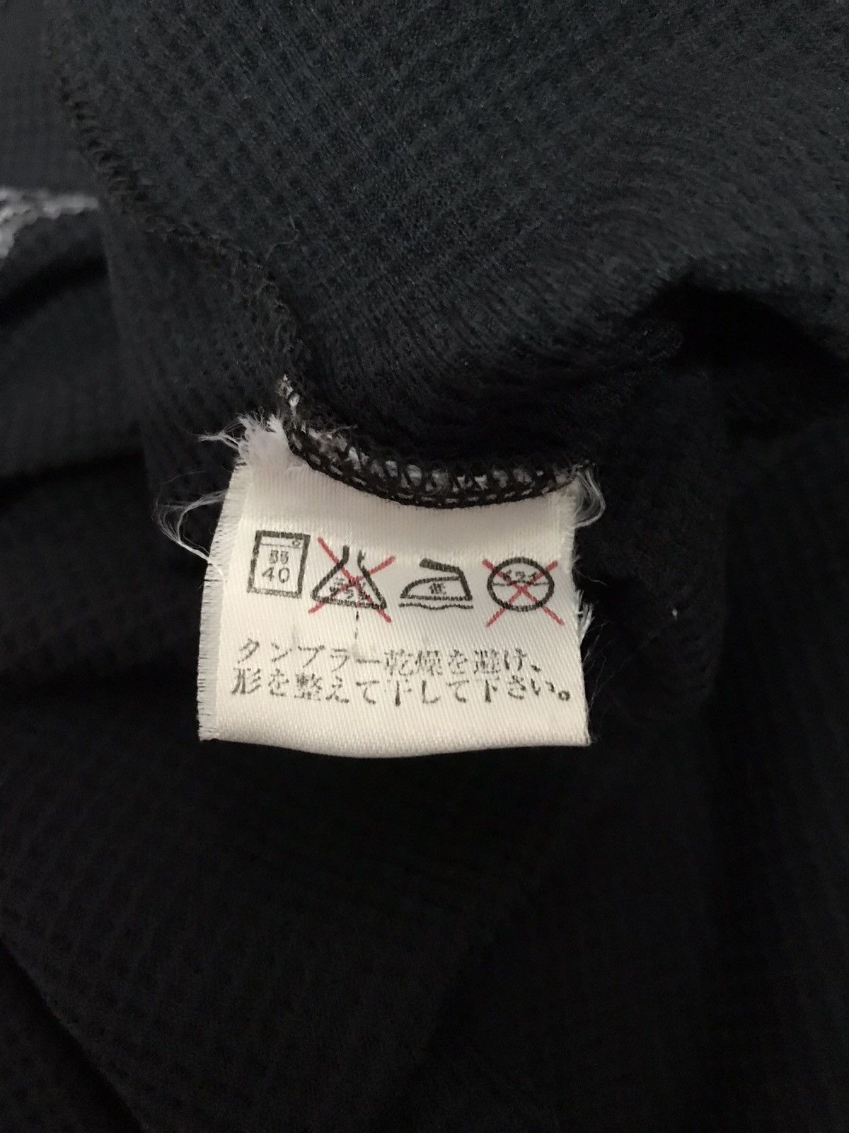 Japanese Brand × Kansai Yamamoto Vintage CC Kansai Yamamoto Hanging Shirt Waffle tshirt Size US XL / EU 56 / 4 - 12 Thumbnail