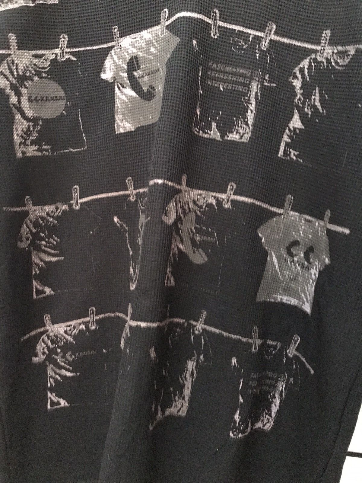 Japanese Brand × Kansai Yamamoto Vintage CC Kansai Yamamoto Hanging Shirt Waffle tshirt Size US XL / EU 56 / 4 - 7 Thumbnail