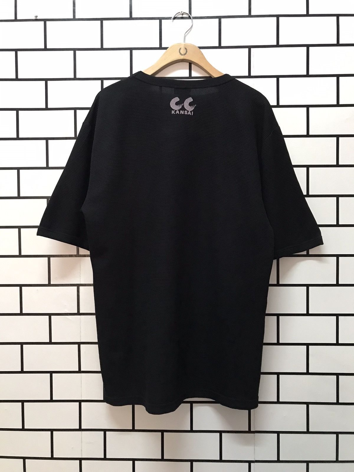 Japanese Brand × Kansai Yamamoto Vintage CC Kansai Yamamoto Hanging Shirt Waffle tshirt Size US XL / EU 56 / 4 - 8 Thumbnail