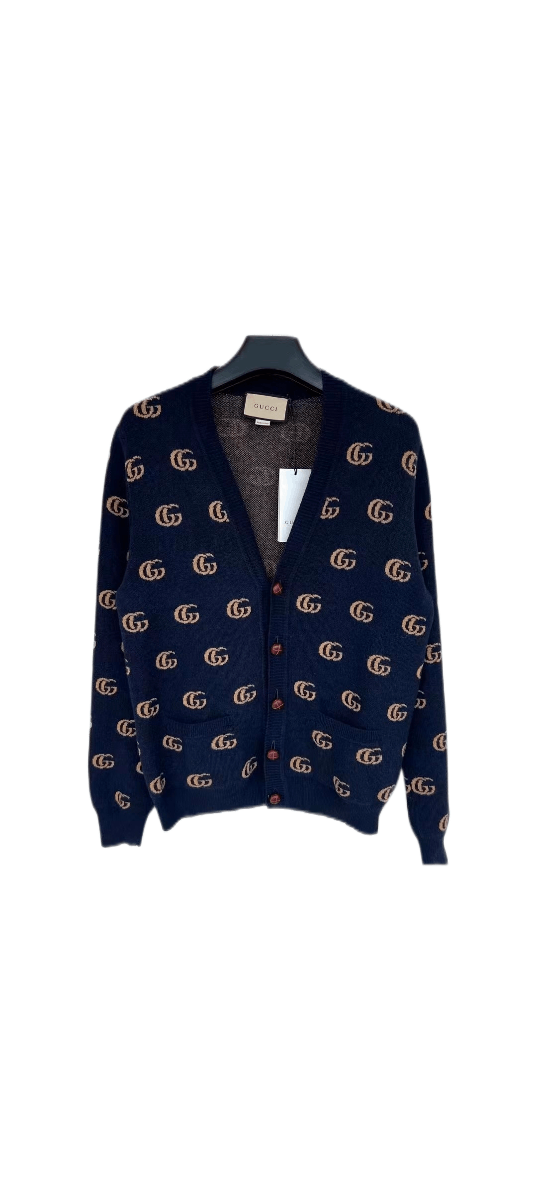 Gucci Gucci full logo cardigan Size US XL / EU 56 / 4 - 1 Thumbnail
