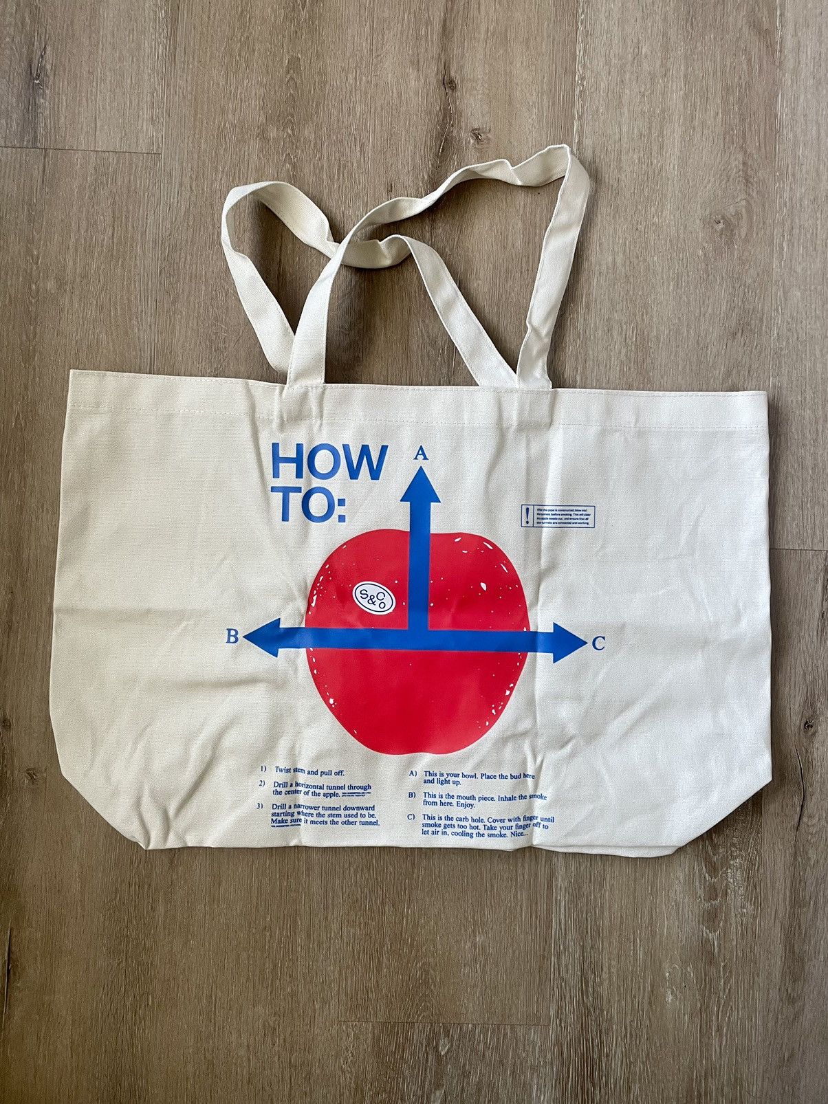 I Love NY Oversized City Tote How To Smoke With Apples Sackville & Co Size ONE SIZE - 2 Thumbnail