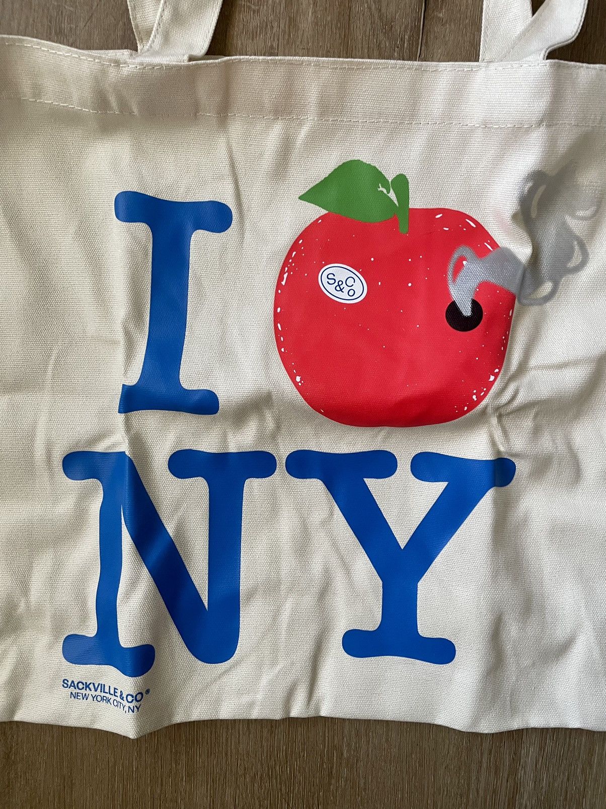 I Love NY Oversized City Tote How To Smoke With Apples Sackville & Co Size ONE SIZE - 4 Thumbnail