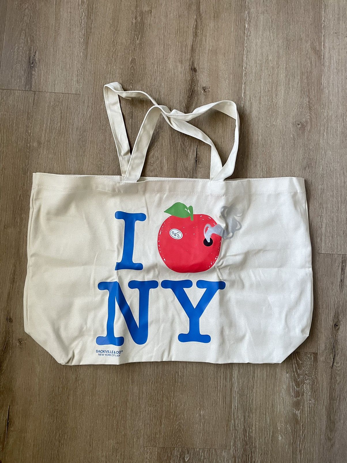 I Love NY Oversized City Tote How To Smoke With Apples Sackville & Co Size ONE SIZE - 1 Thumbnail