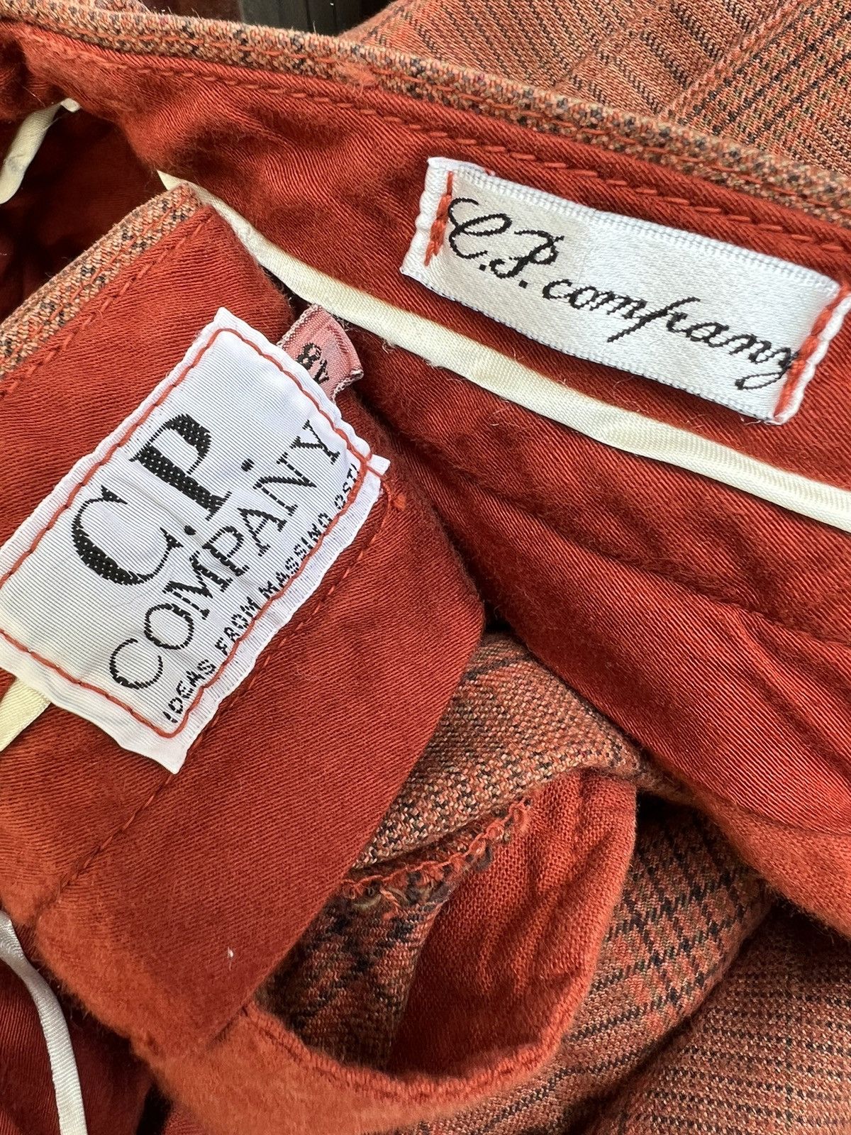 C.P. Company Vintage 90s C.P. Company Checks Baggy Chinos Trouser Pant Size US 31 - 18 Thumbnail