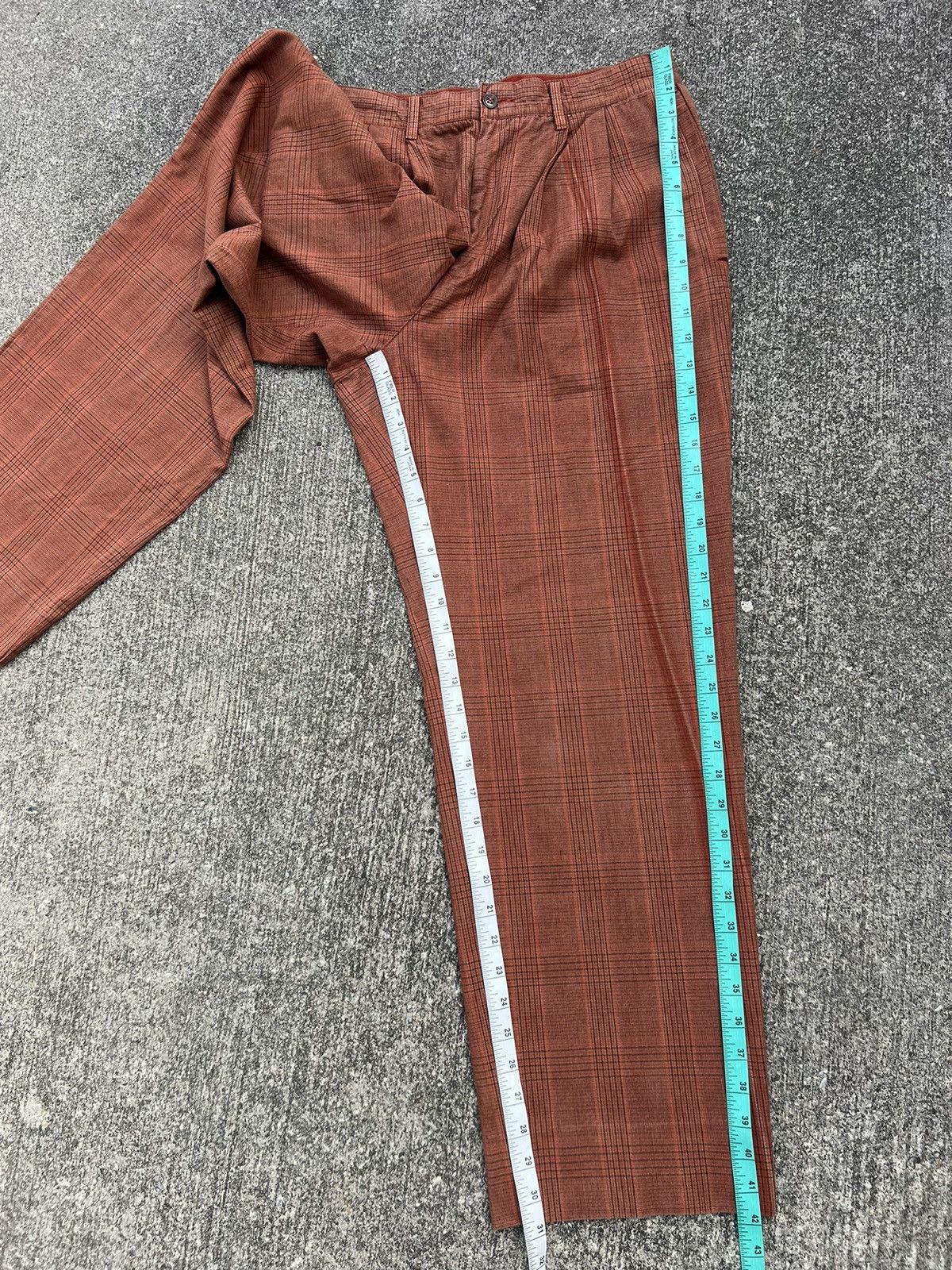 C.P. Company Vintage 90s C.P. Company Checks Baggy Chinos Trouser Pant Size US 31 - 4 Thumbnail