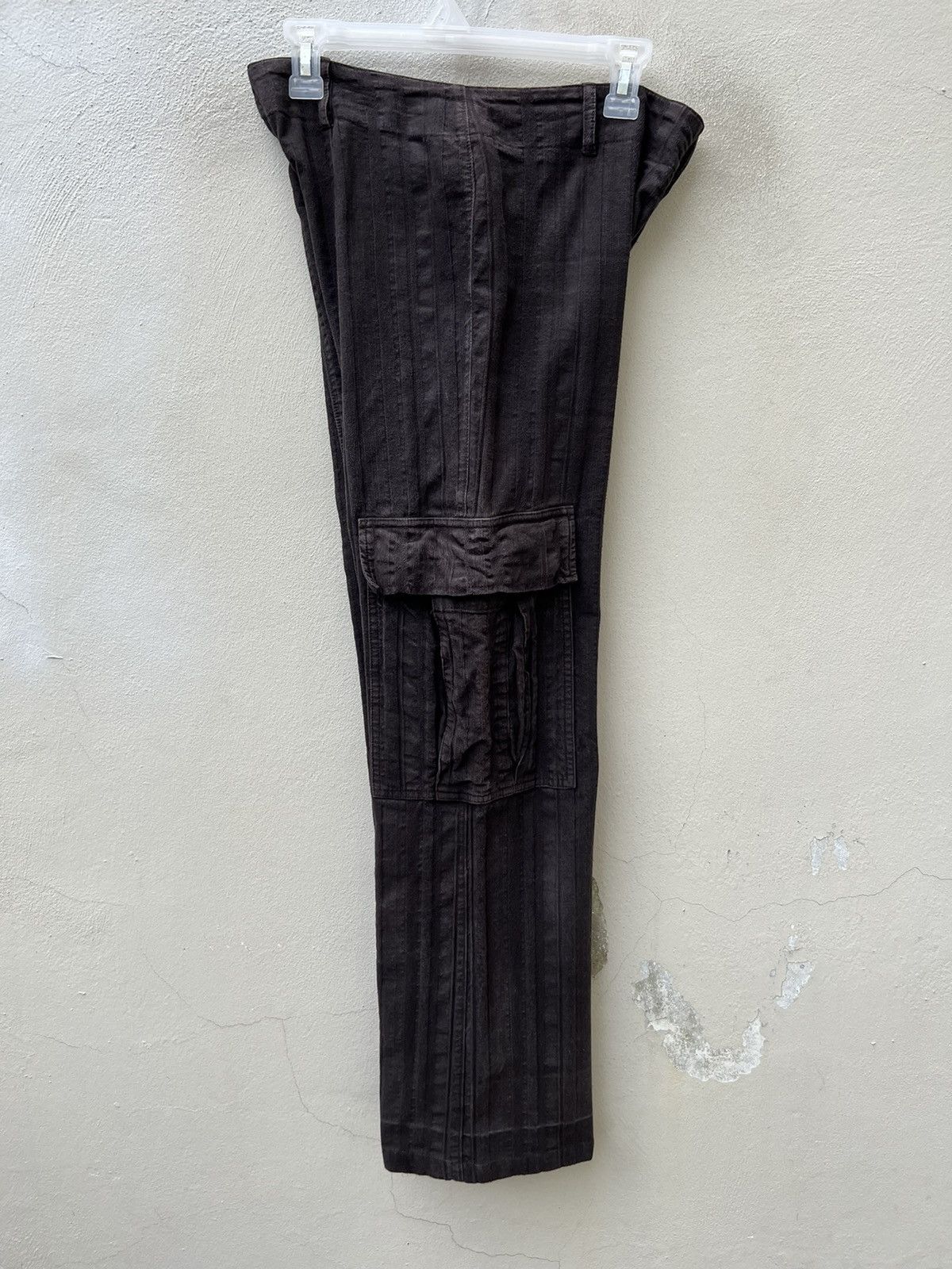 C.P. Company × Vintage Vintage C.P. Company Striped Cargo Trouser Flare Pant Size US 29 - 21 Thumbnail