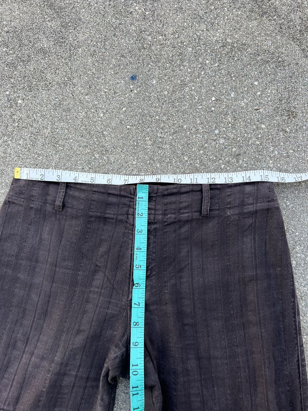 C.P. Company × Vintage Vintage C.P. Company Striped Cargo Trouser Flare Pant Size US 29 - 2 Thumbnail