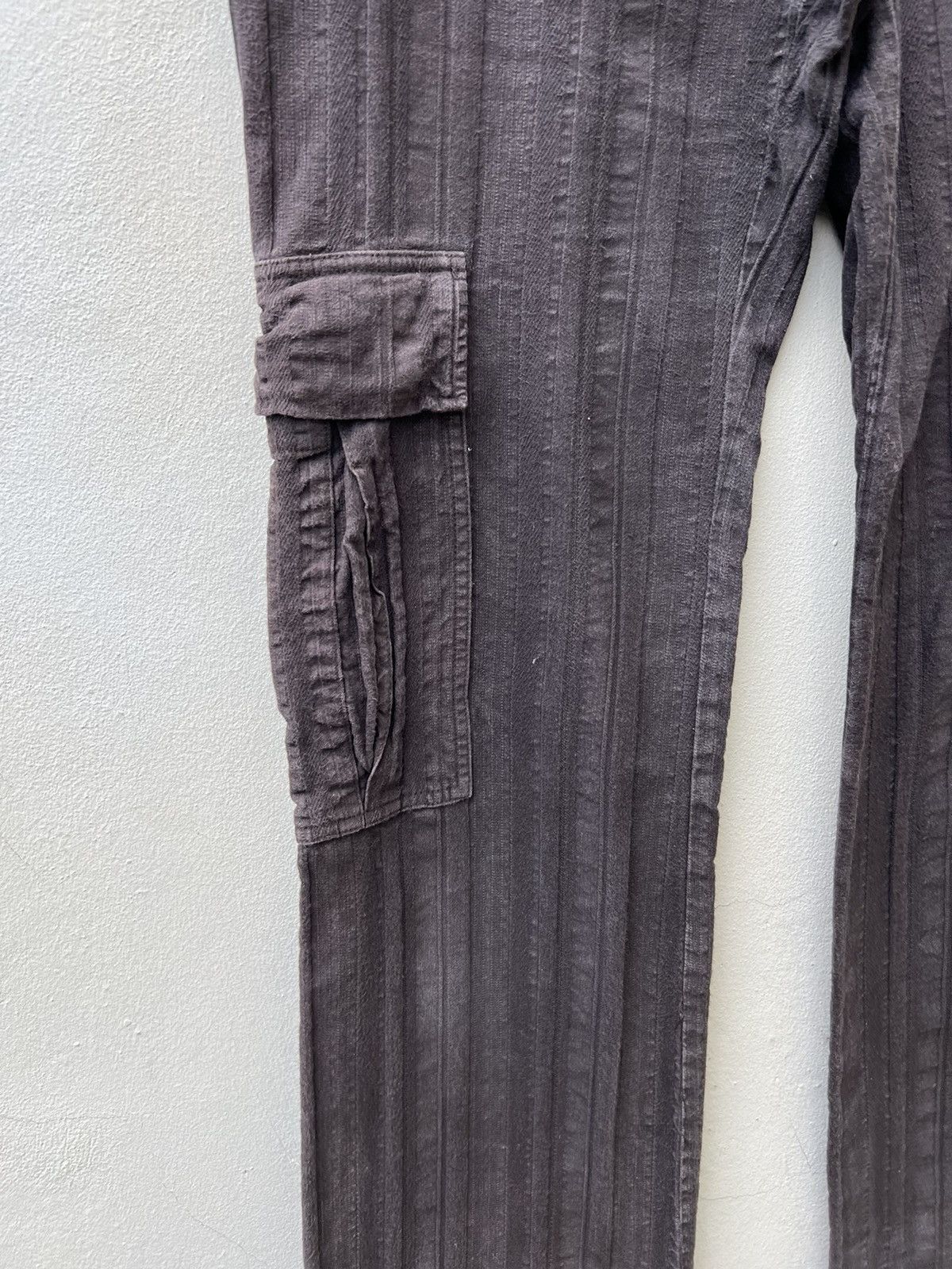 C.P. Company × Vintage Vintage C.P. Company Striped Cargo Trouser Flare Pant Size US 29 - 10 Thumbnail