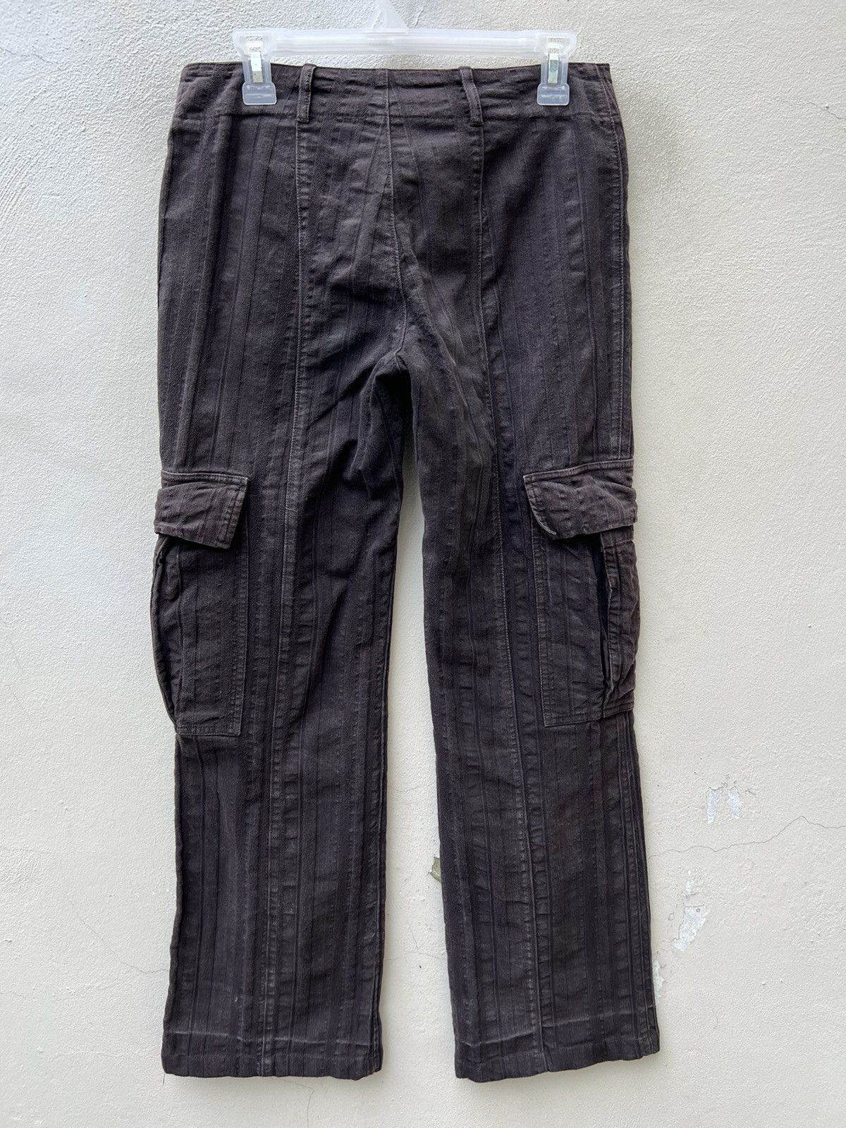 C.P. Company × Vintage Vintage C.P. Company Striped Cargo Trouser Flare Pant Size US 29 - 15 Thumbnail