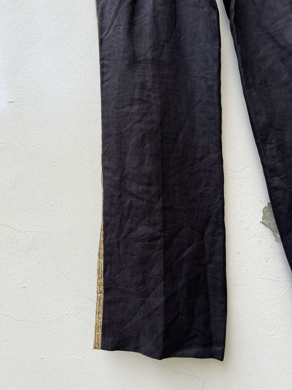 Share Spirit Homme Share Spirit Homme Japan Side Striped Ramie Trouser Pant Size US 29 - 11 Thumbnail