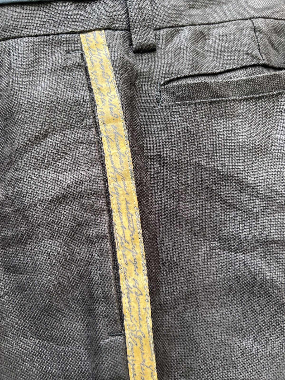 Share Spirit Homme Share Spirit Homme Japan Side Striped Ramie Trouser Pant Size US 29 - 19 Thumbnail