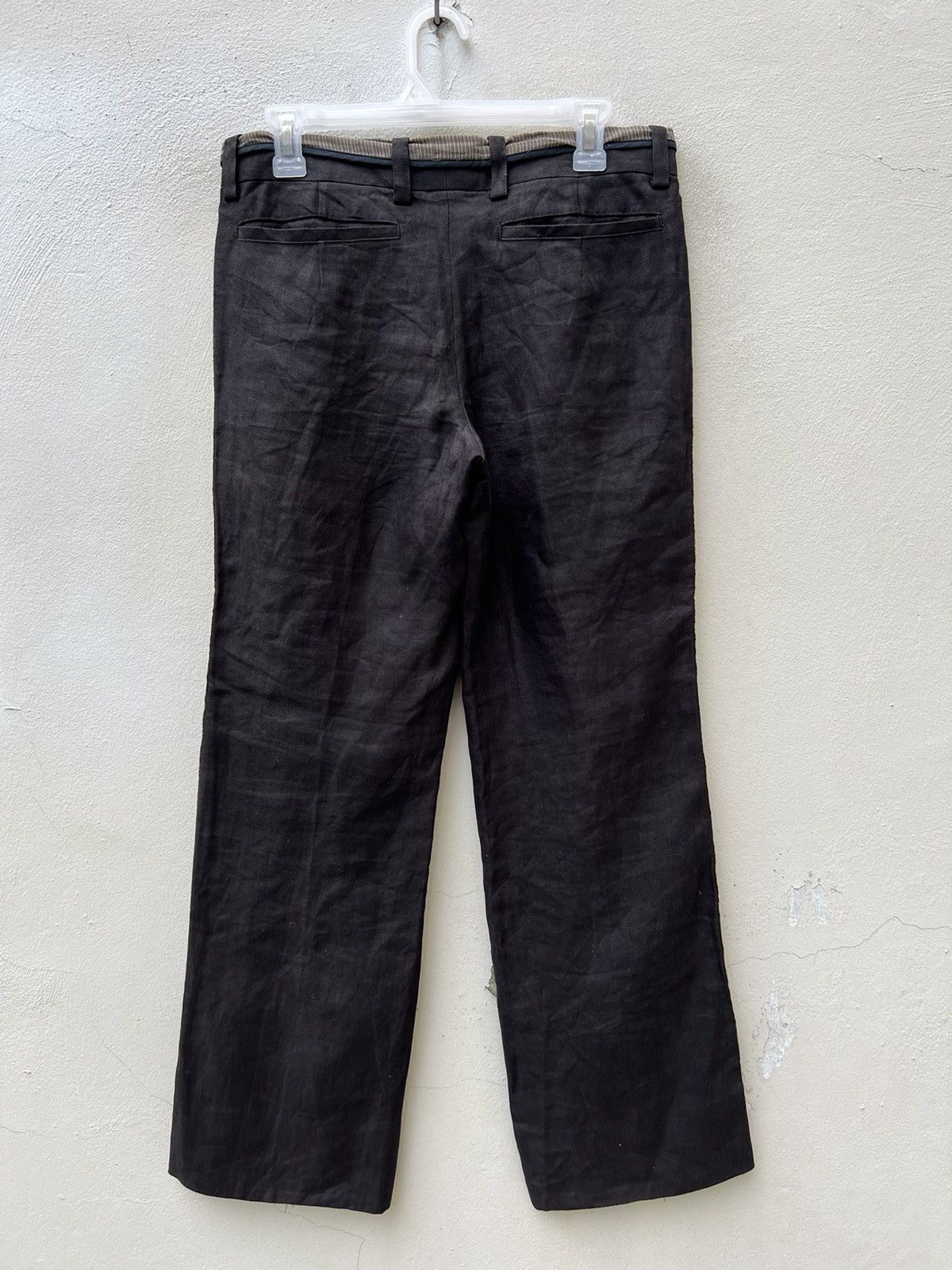 Share Spirit Homme Share Spirit Homme Japan Side Striped Ramie Trouser Pant Size US 29 - 14 Thumbnail