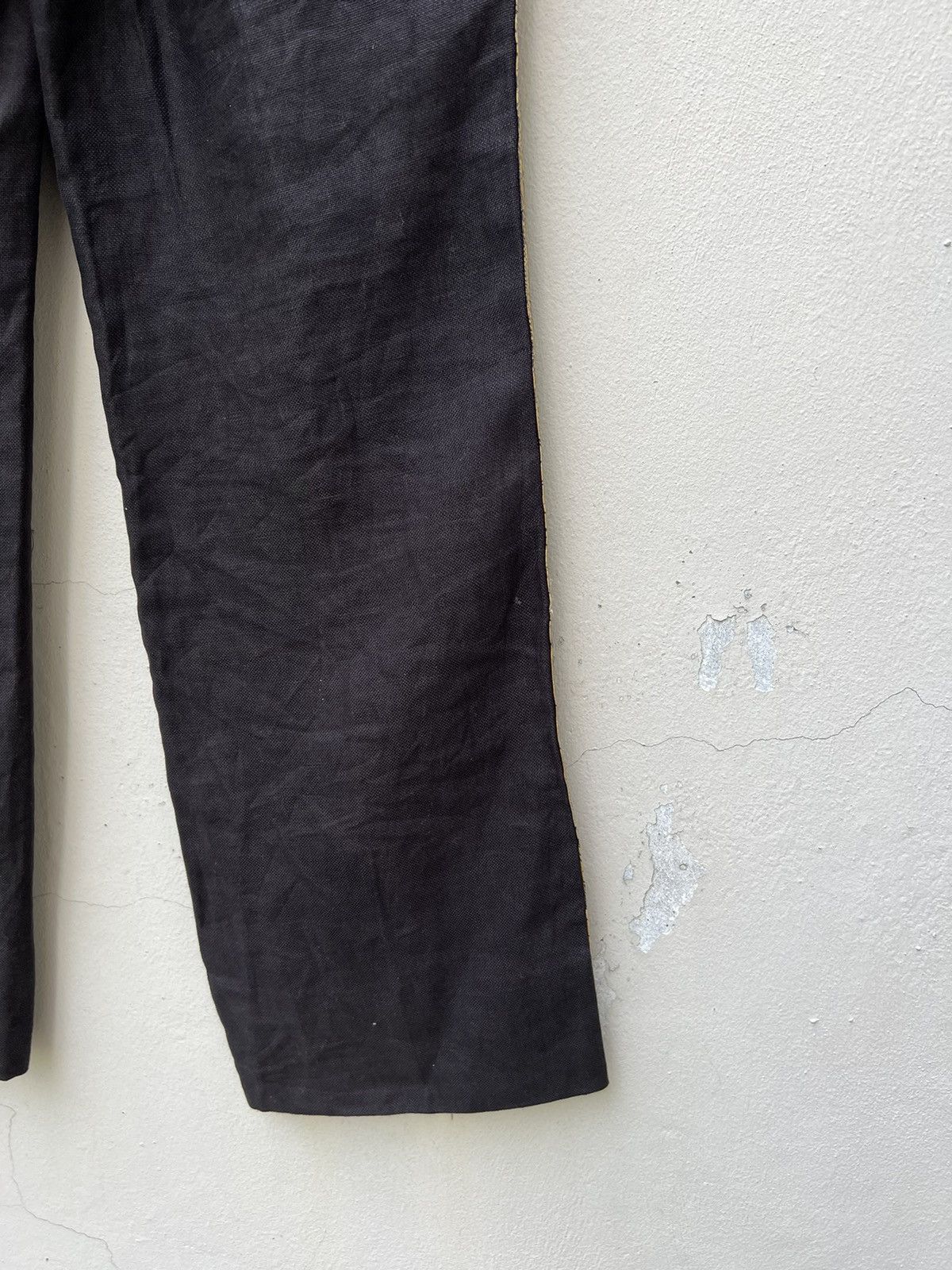 Share Spirit Homme Share Spirit Homme Japan Side Striped Ramie Trouser Pant Size US 29 - 17 Thumbnail