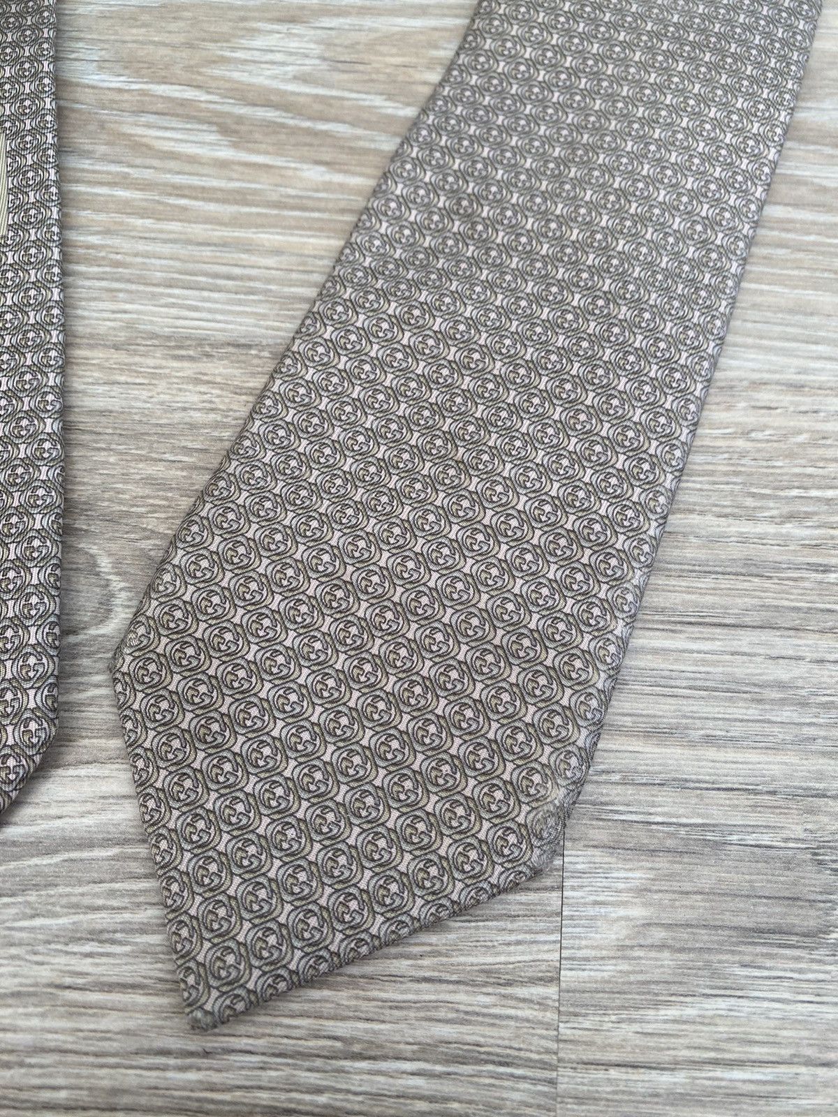 Gucci Gucci tie monogram spellbound logo nice Size ONE SIZE - 2 Thumbnail