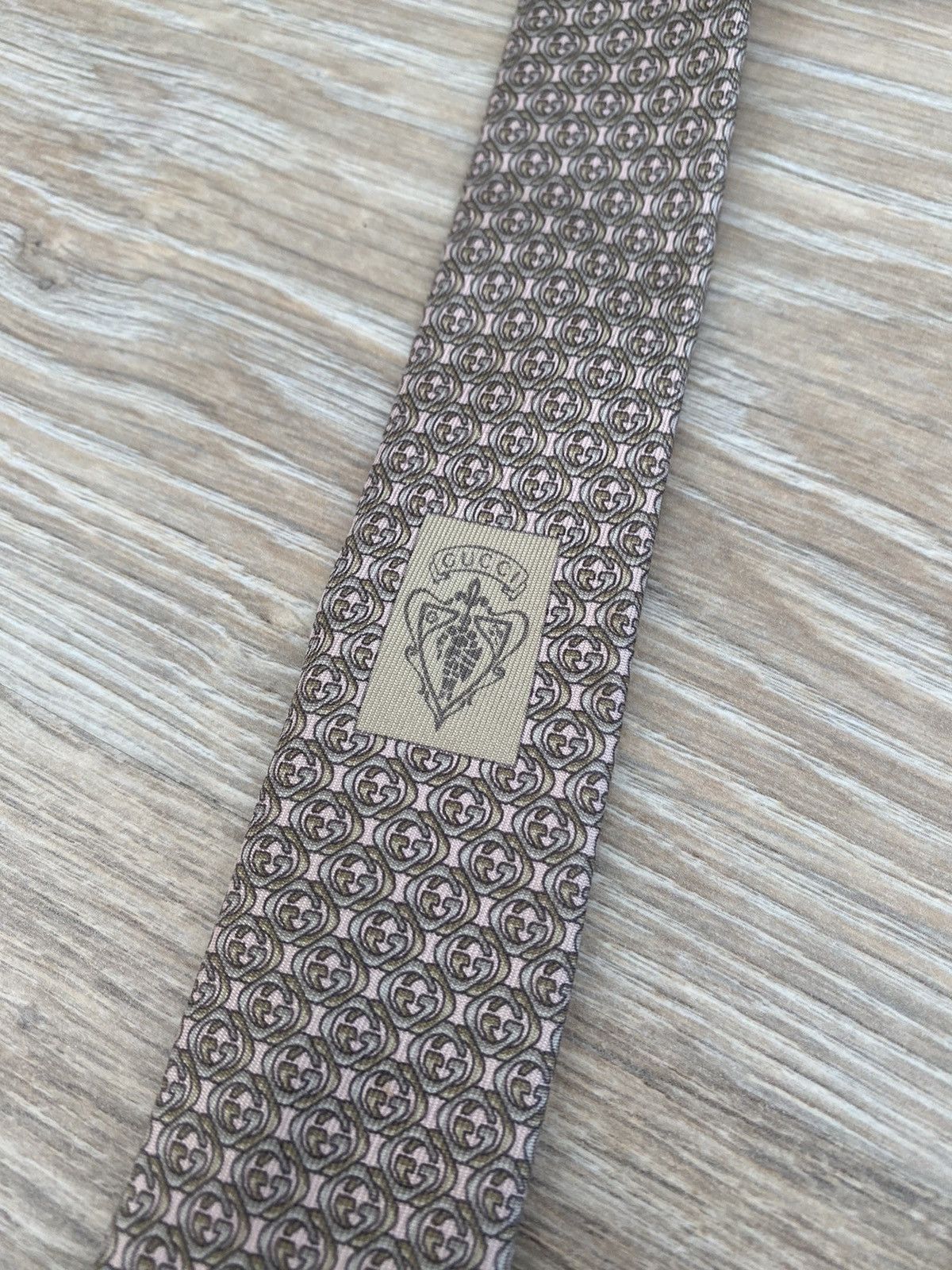 Gucci Gucci tie monogram spellbound logo nice Size ONE SIZE - 4 Thumbnail