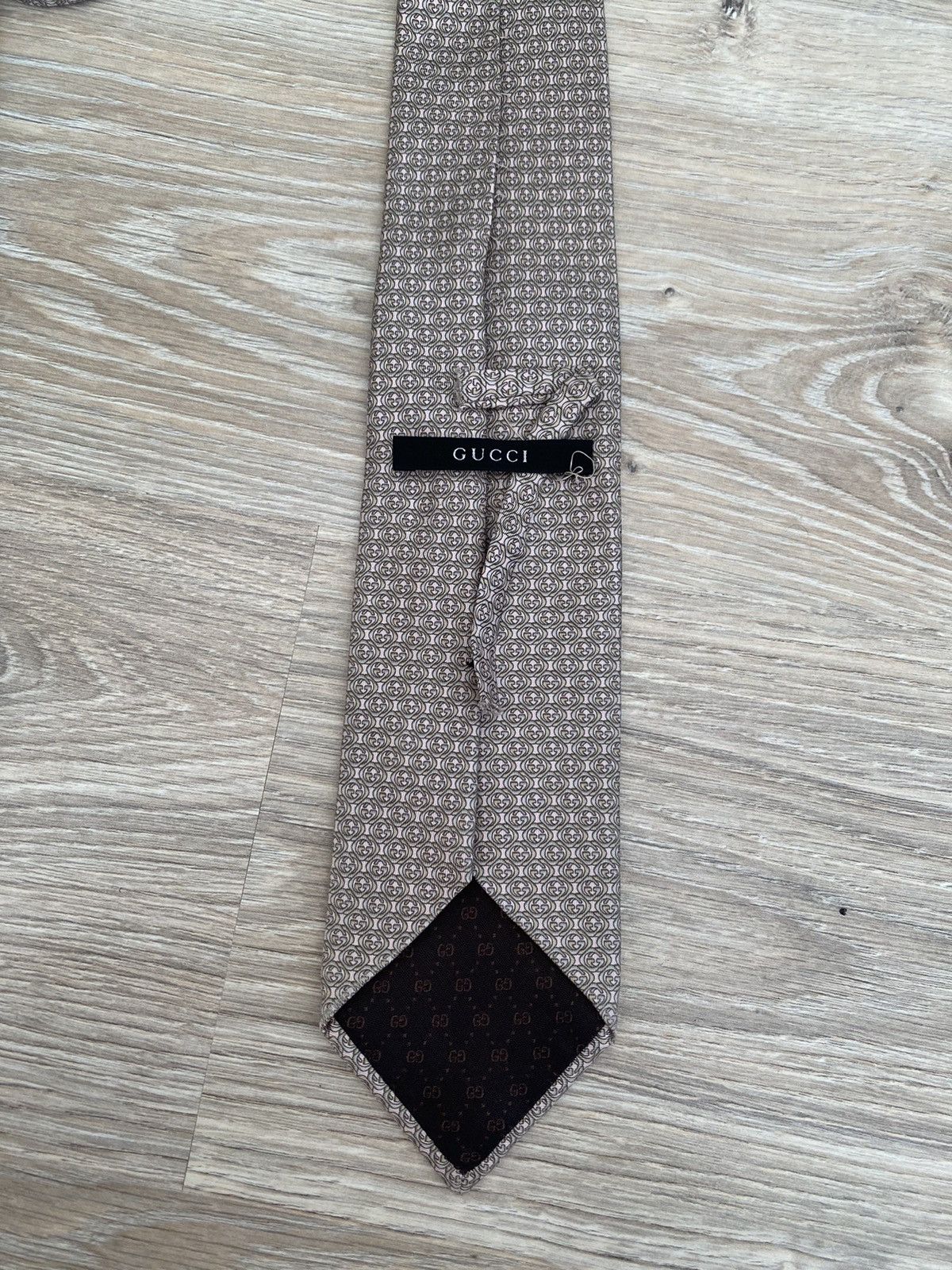 Gucci Gucci tie monogram spellbound logo nice Size ONE SIZE - 3 Thumbnail