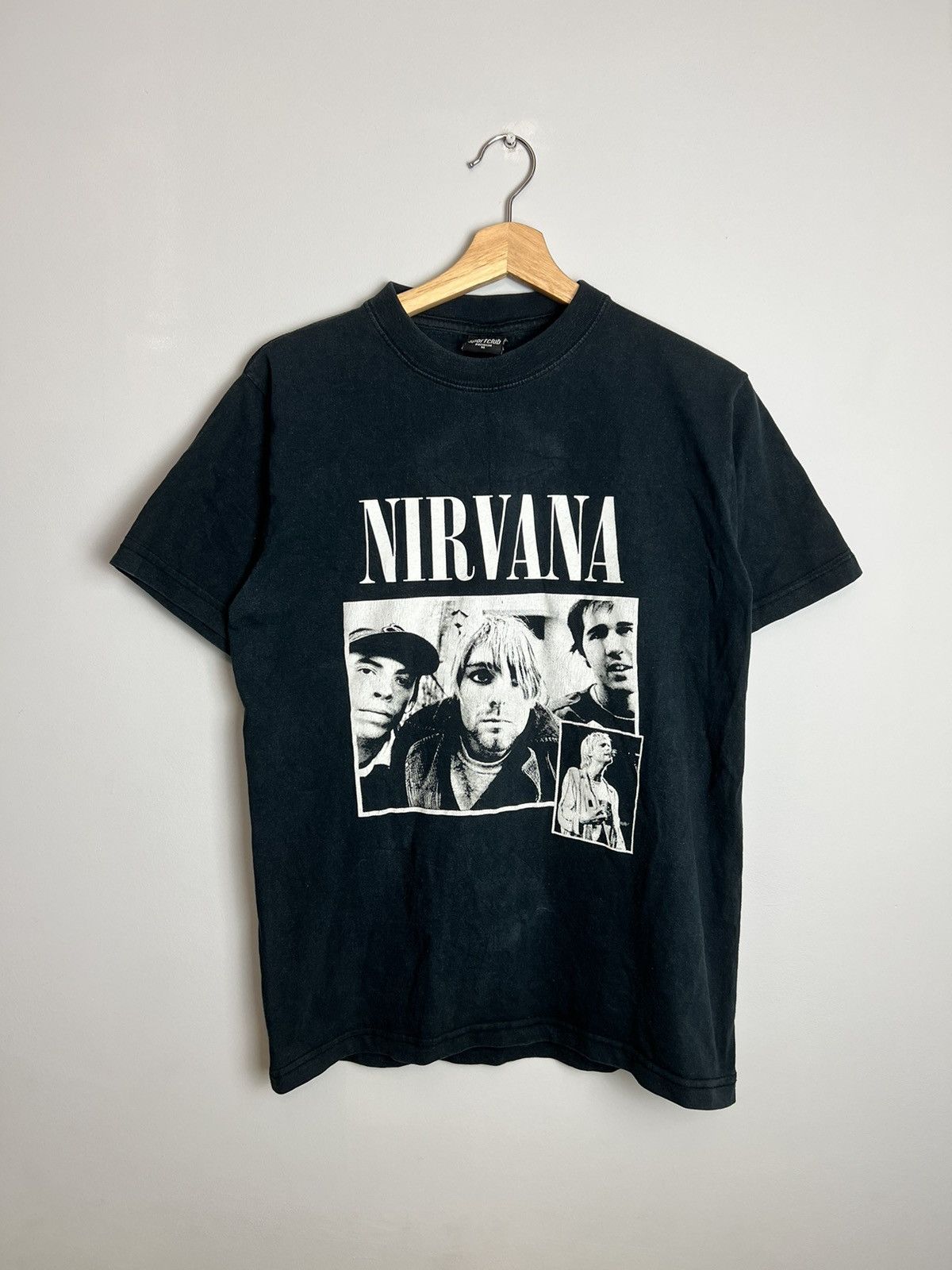 Band Tees Rare Vintage 90s Nirvana Kurt Cobain Grunge Band Tee Size US M / EU 48-50 / 2 - 1 Thumbnail