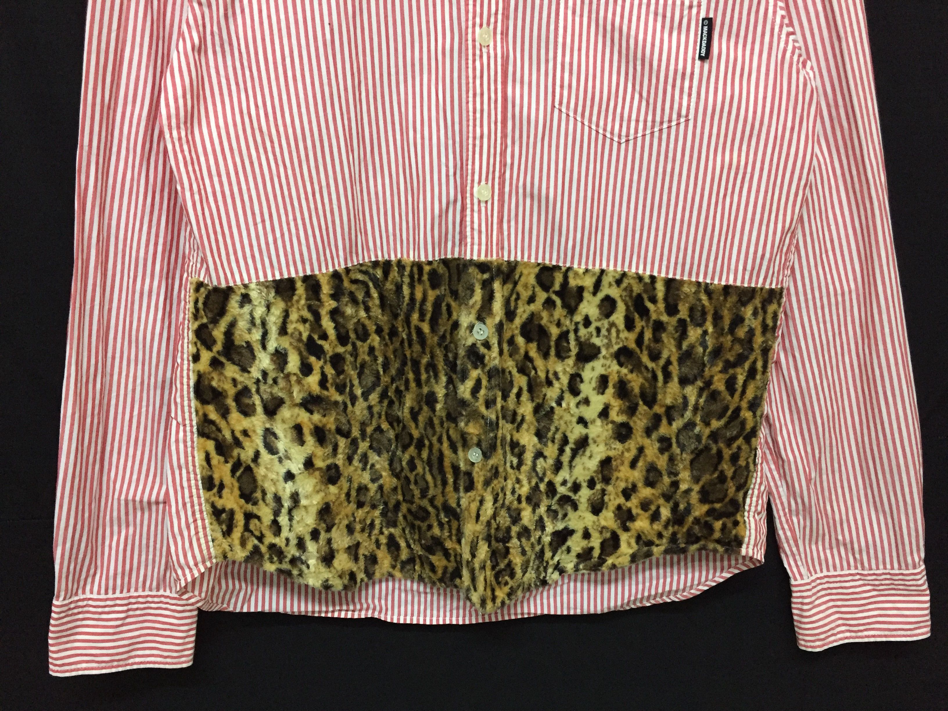 Swagger MACKDADDY Leopard Hybrid stripe button up Size US M / EU 48-50 / 2 - 4 Thumbnail