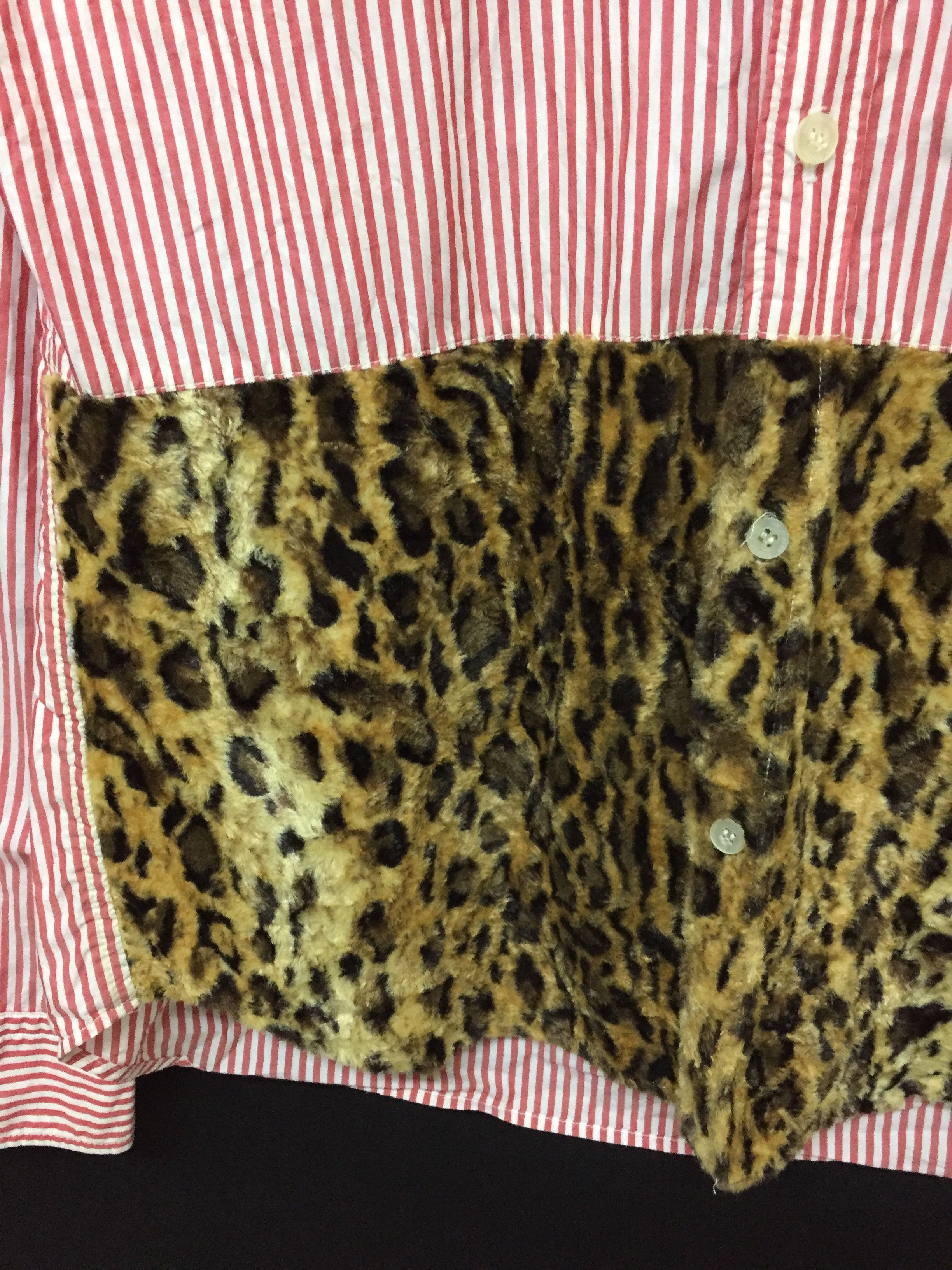 Swagger MACKDADDY Leopard Hybrid stripe button up Size US M / EU 48-50 / 2 - 6 Thumbnail