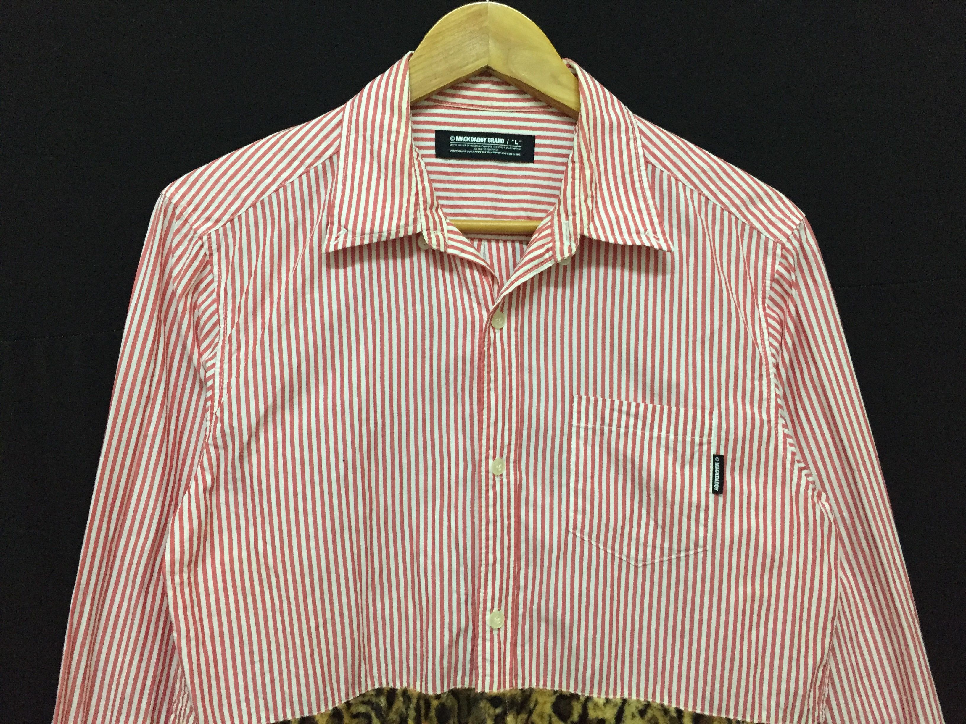 Swagger MACKDADDY Leopard Hybrid stripe button up Size US M / EU 48-50 / 2 - 3 Thumbnail