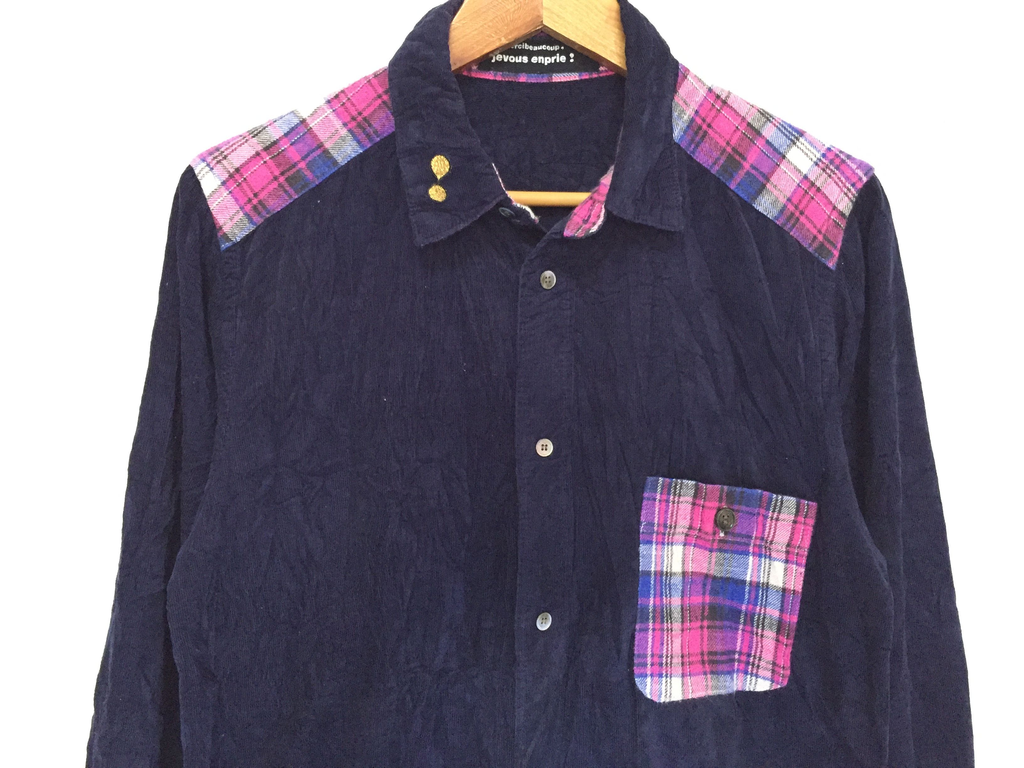 mercibeaucoup Mercibeaucoup ISSEY MIYAKE corduroy pop shirt Size US M / EU 48-50 / 2 - 3 Thumbnail