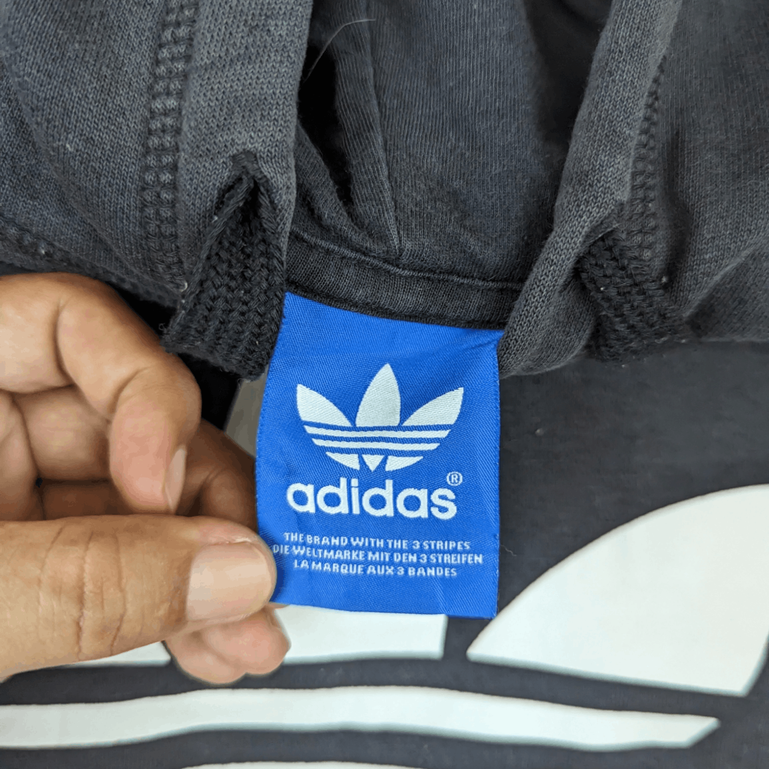 Adidas Vintage 2000's ADIDAS Big Trefoil Logo Hoodie Sweatshirt Size US M / EU 48-50 / 2 - 10 Thumbnail