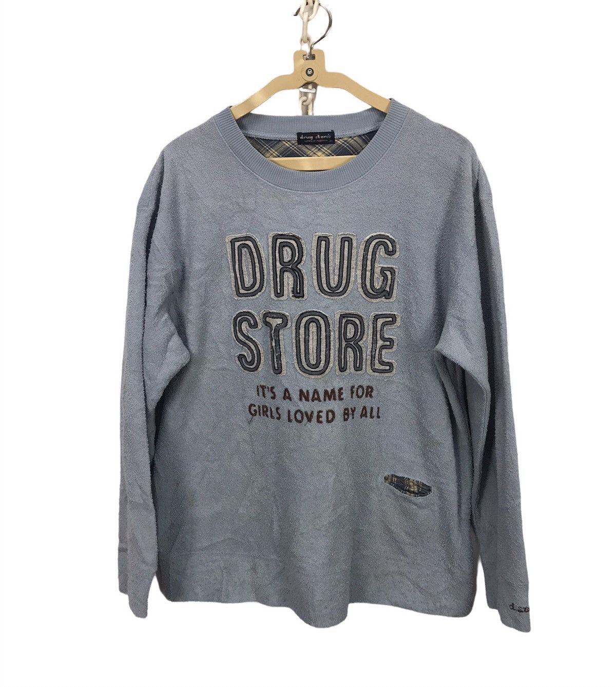 Japanese Brand Drugstore spellout sweatshirt Size US M / EU 48-50 / 2 - 1 Thumbnail