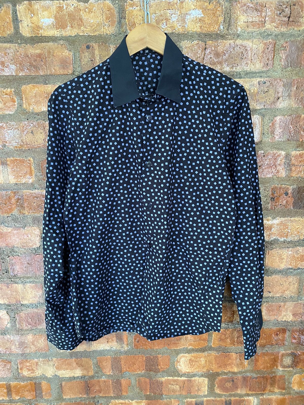 Ruffo Research × Vintage × agnes b. Agnes B Square illusion shirt Size US M / EU 48-50 / 2 - 2 Thumbnail