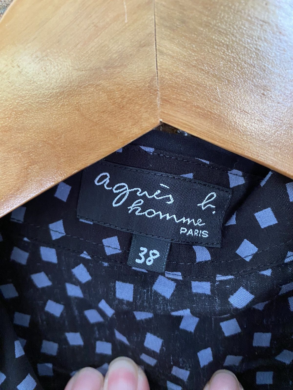 Ruffo Research × Vintage × agnes b. Agnes B Square illusion shirt Size US M / EU 48-50 / 2 - 6 Thumbnail