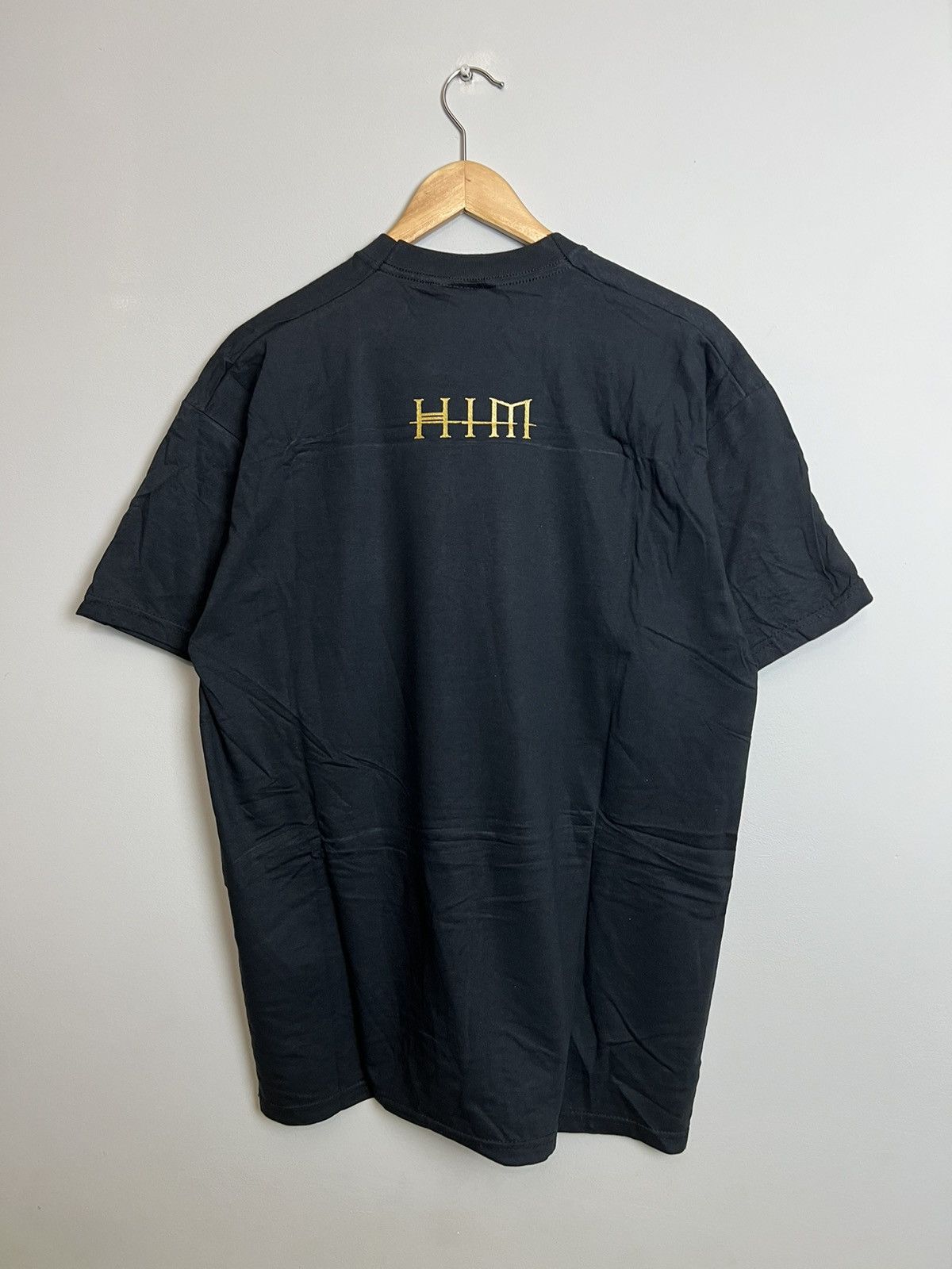 Band Tees Vintage Y2K 2000s HIM Heartagram Logo Shirt Bam Band Metal Size US L / EU 52-54 / 3 - 2 Thumbnail