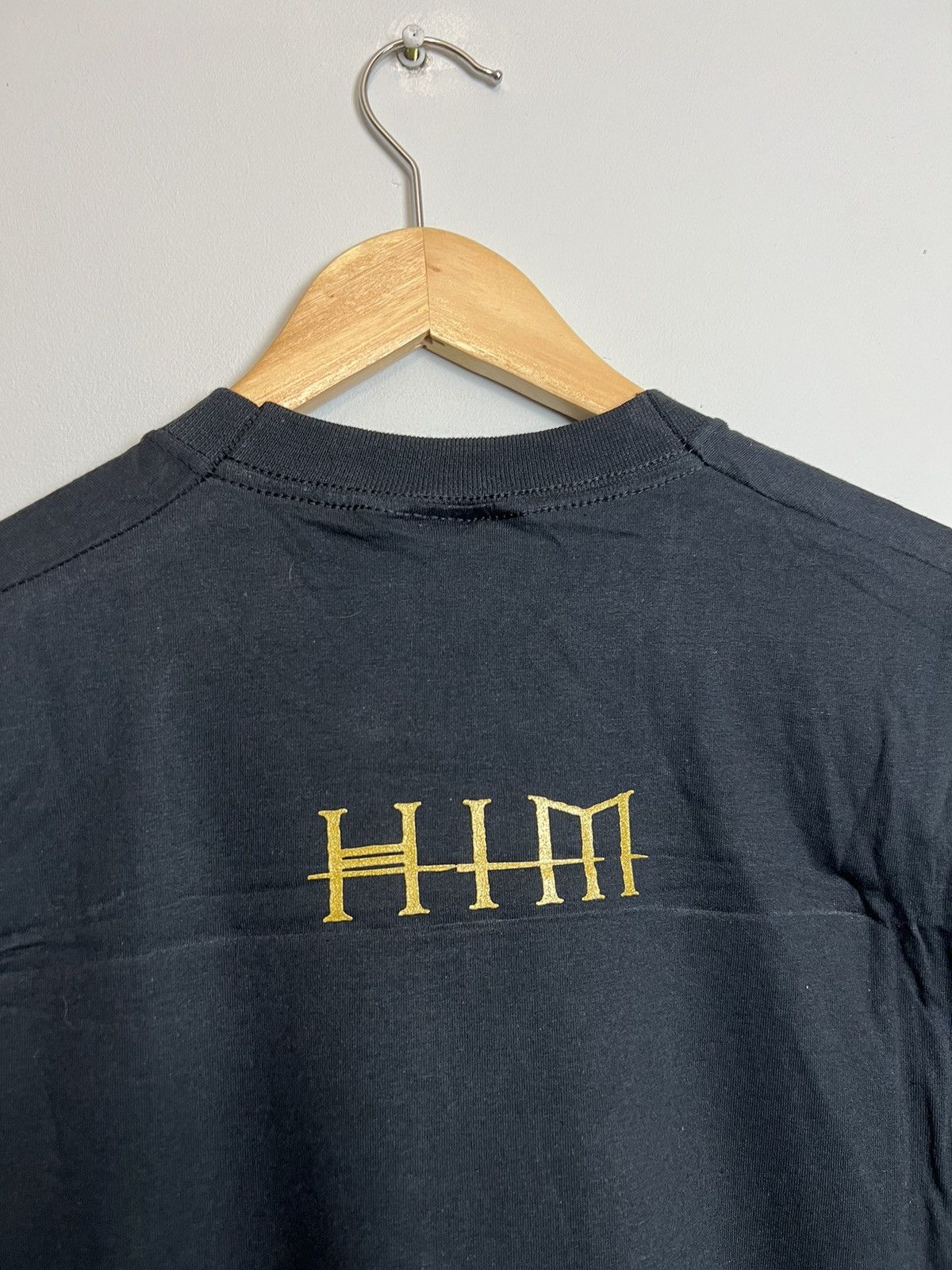 Band Tees Vintage Y2K 2000s HIM Heartagram Logo Shirt Bam Band Metal Size US L / EU 52-54 / 3 - 3 Thumbnail