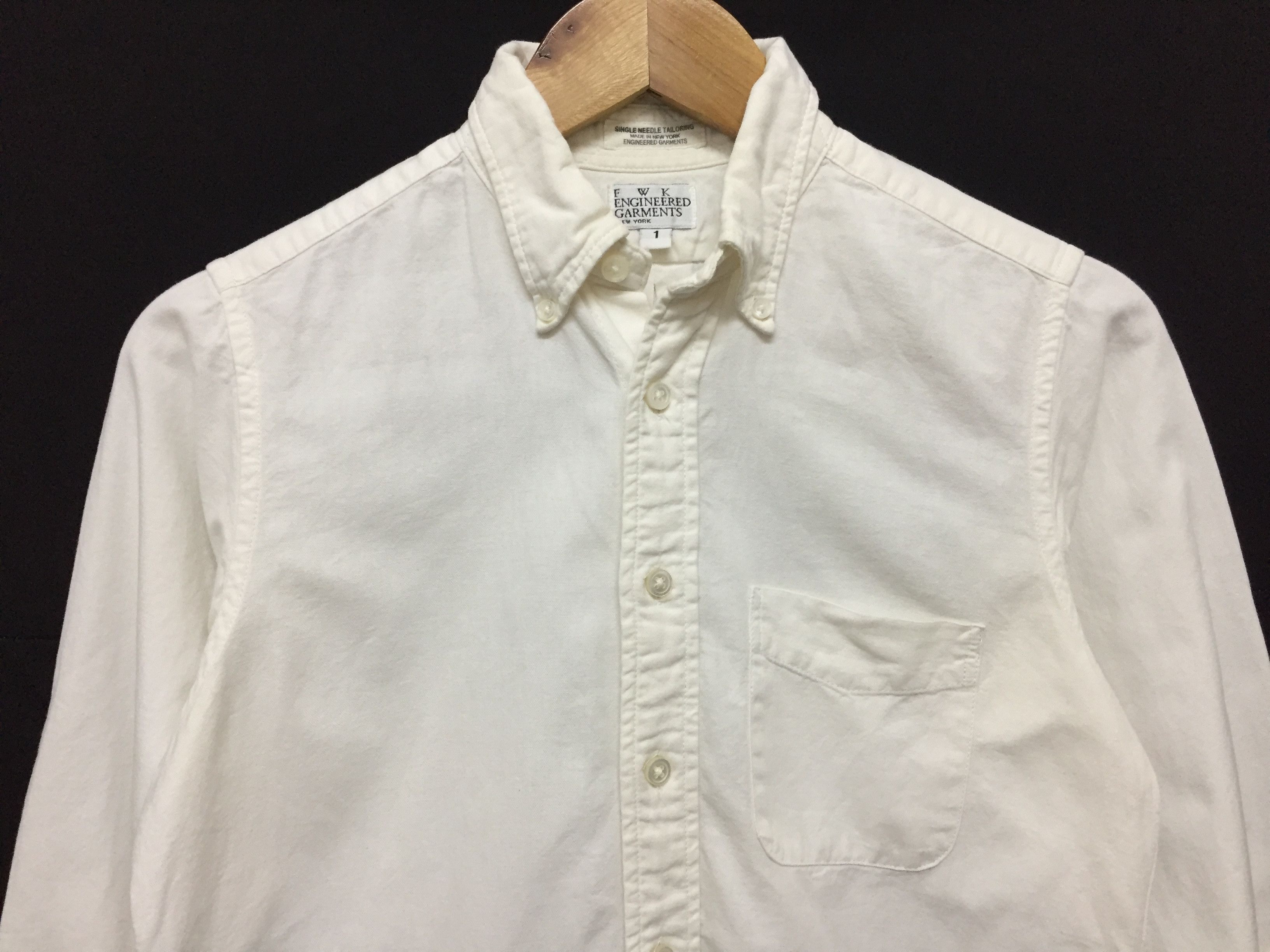 Engineered Garments Single Needles tailoring button down shirt Size US S / EU 44-46 / 1 - 3 Thumbnail