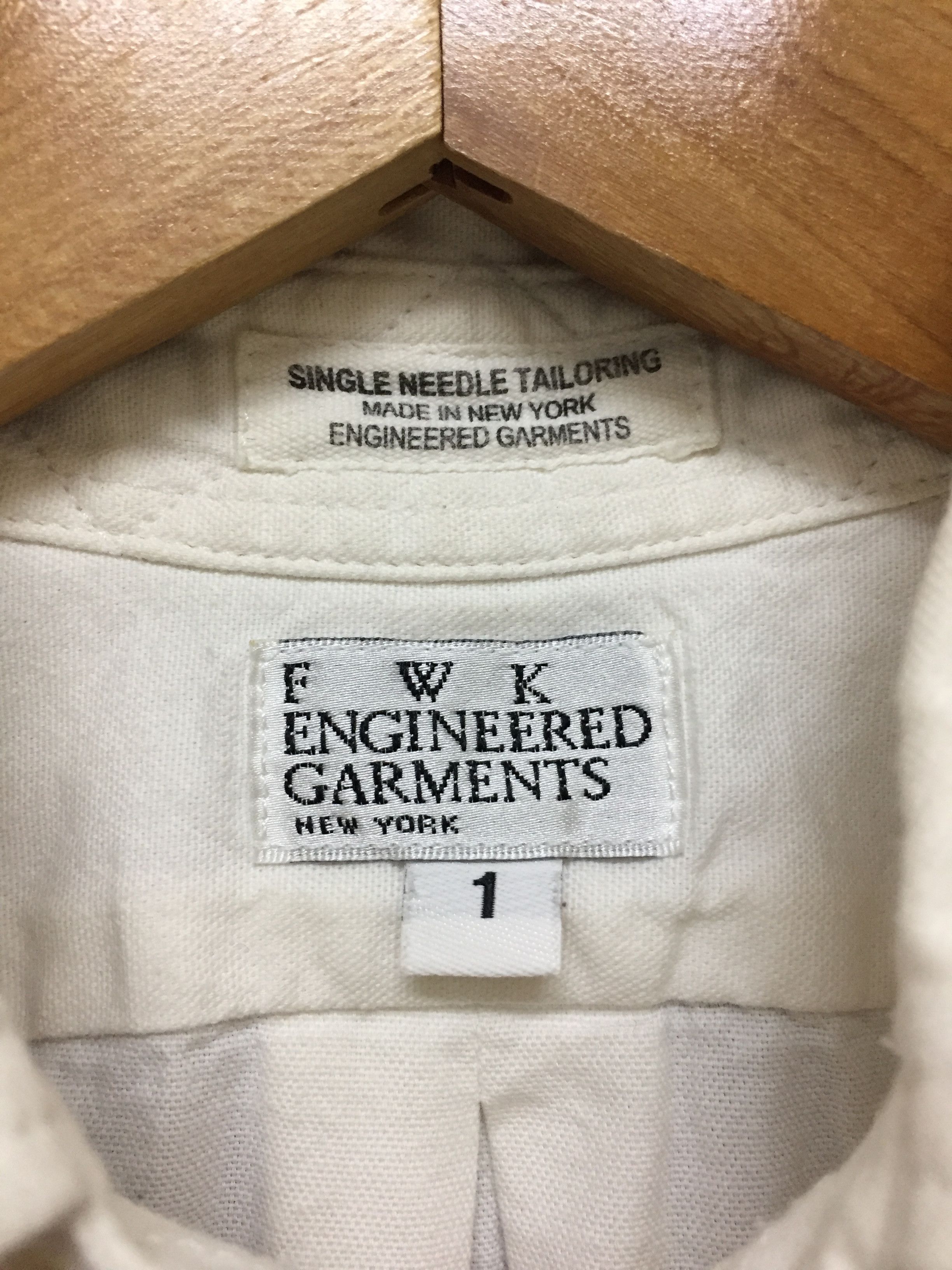 Engineered Garments Single Needles tailoring button down shirt Size US S / EU 44-46 / 1 - 7 Thumbnail