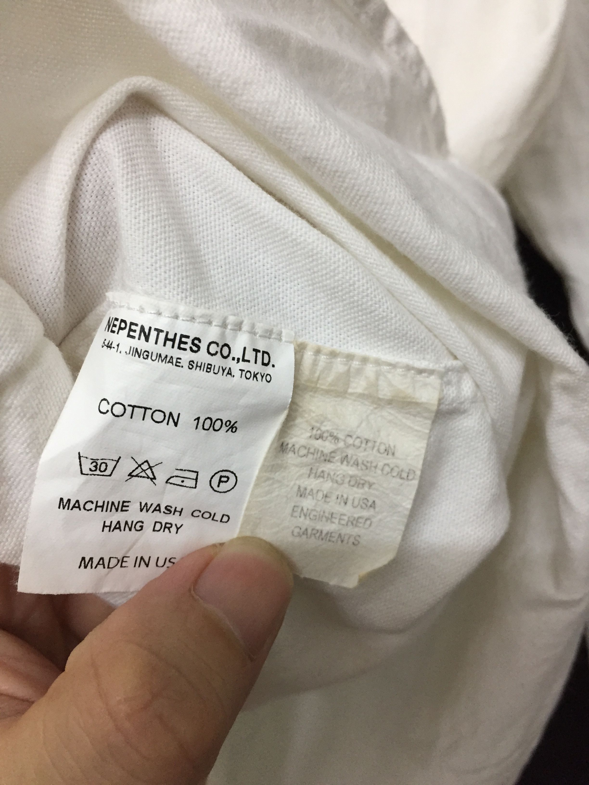 Engineered Garments Single Needles tailoring button down shirt Size US S / EU 44-46 / 1 - 8 Thumbnail