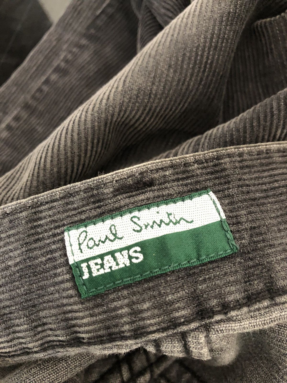 Paul Smith Vintage Paul Smith Jeans Faded Grey Corduroy Flare Pant Size US 31 - 18 Thumbnail