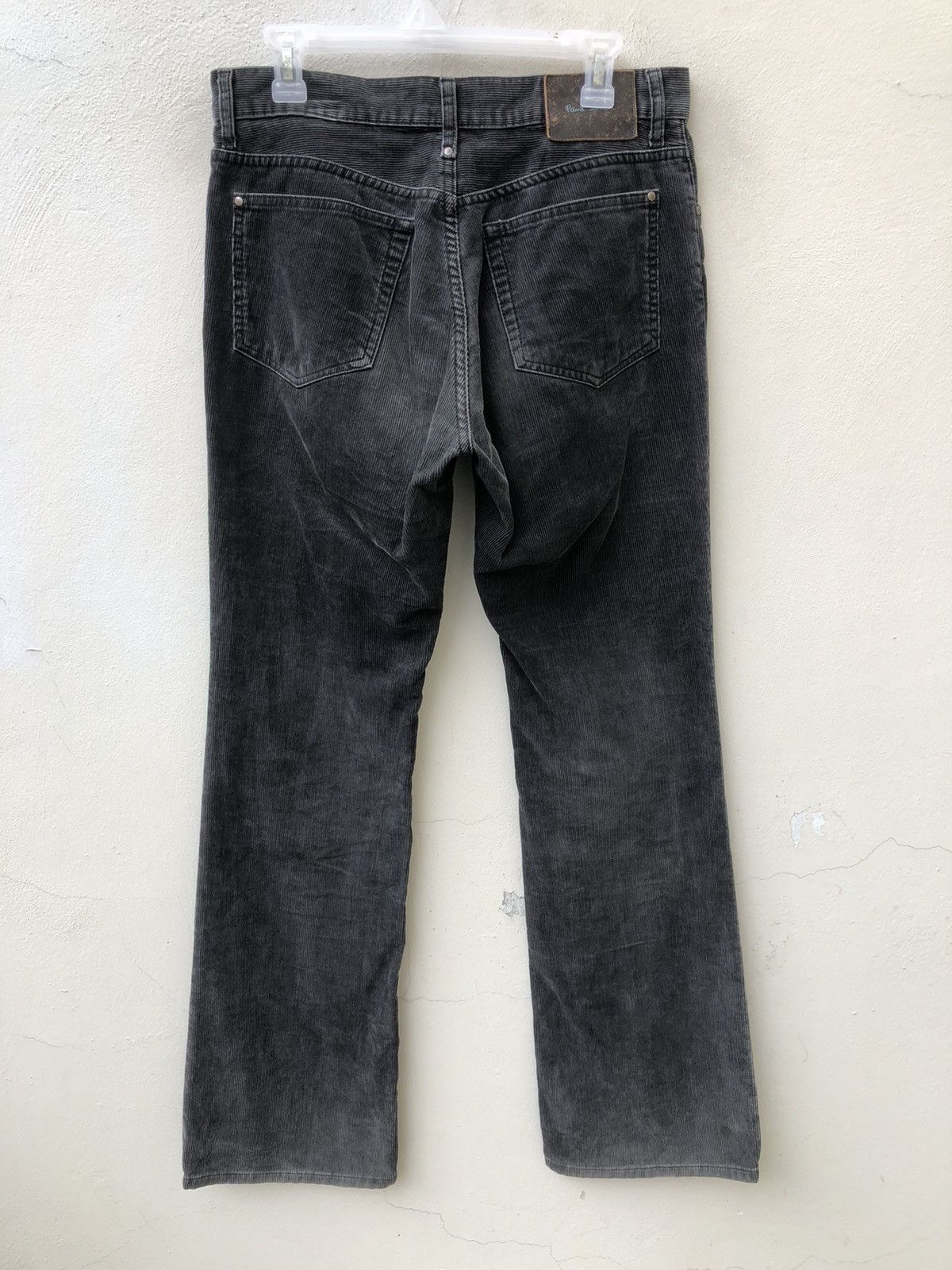 Paul Smith Vintage Paul Smith Jeans Faded Grey Corduroy Flare Pant Size US 31 - 10 Thumbnail
