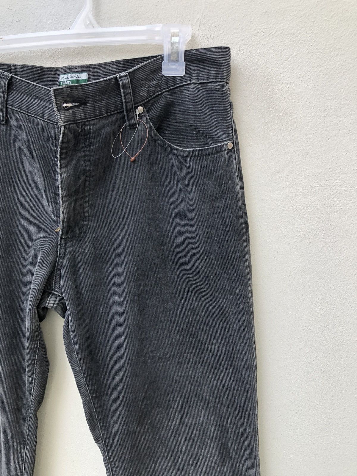 Paul Smith Vintage Paul Smith Jeans Faded Grey Corduroy Flare Pant Size US 31 - 7 Thumbnail